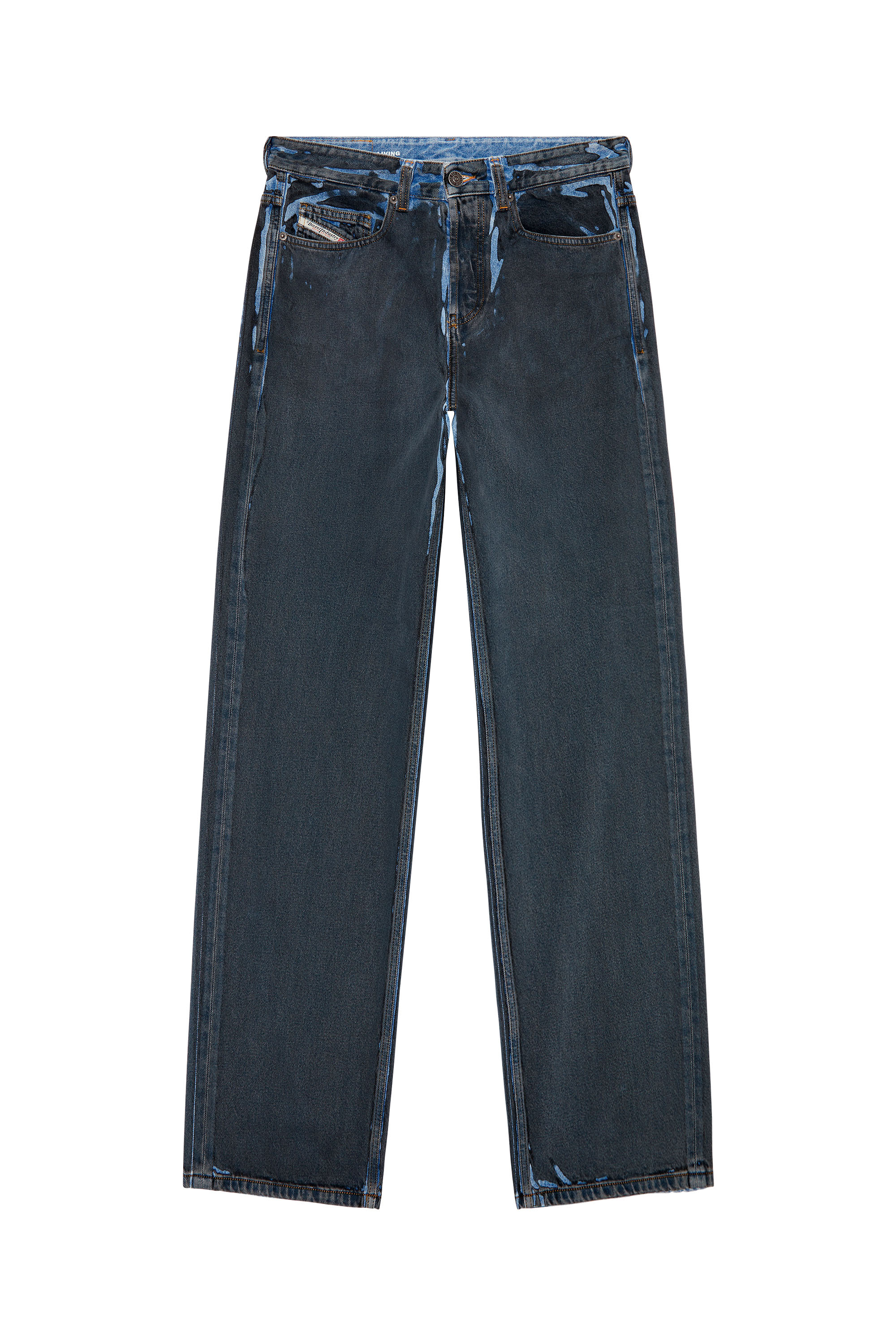 Diesel - Male's Relaxed Jeans 2001 D-Macro 09I47, ブラック/ダークグレー - 3