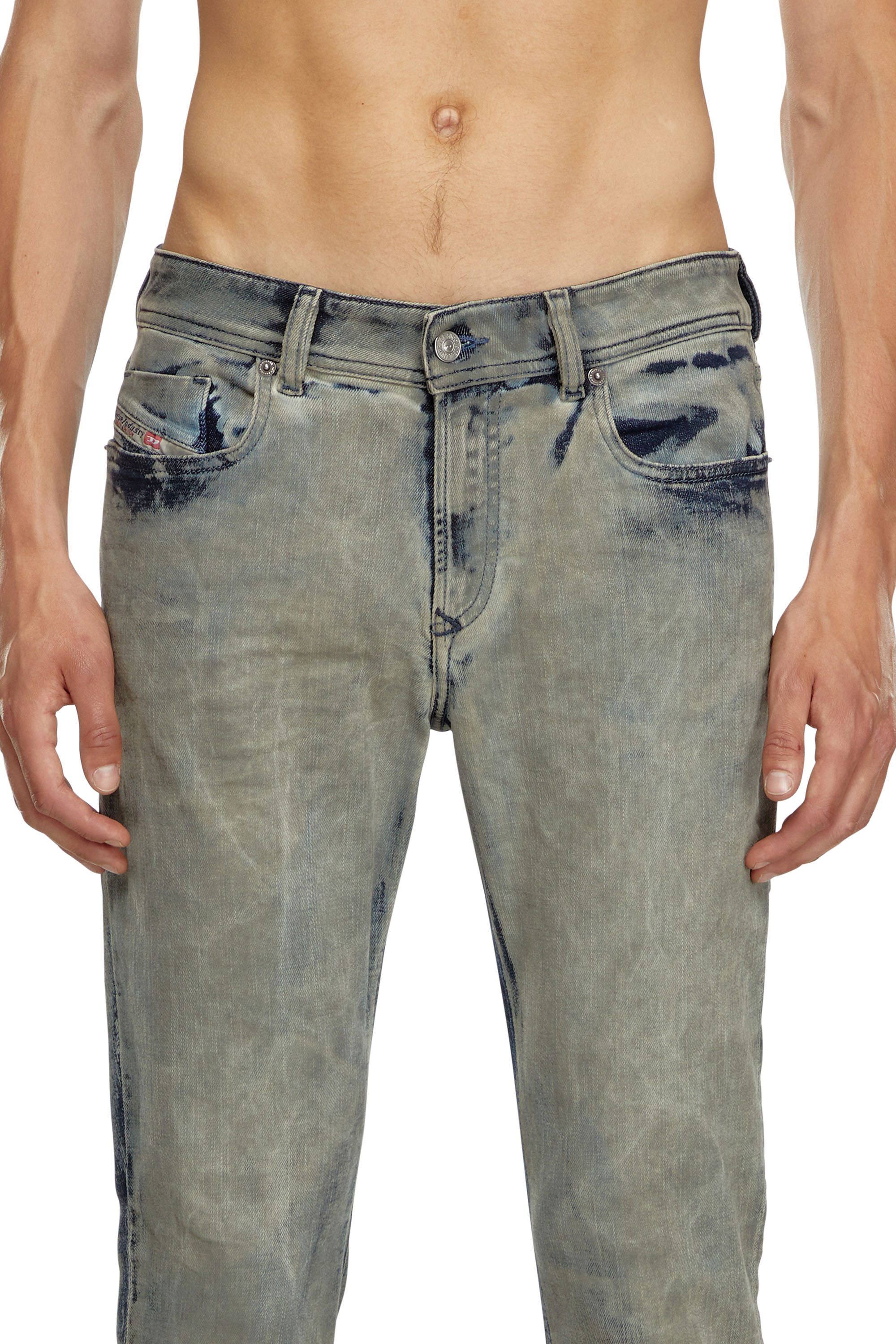 Diesel - Male's Skinny Jeans 1979 Sleenker 068ND, ダークブルー - 5