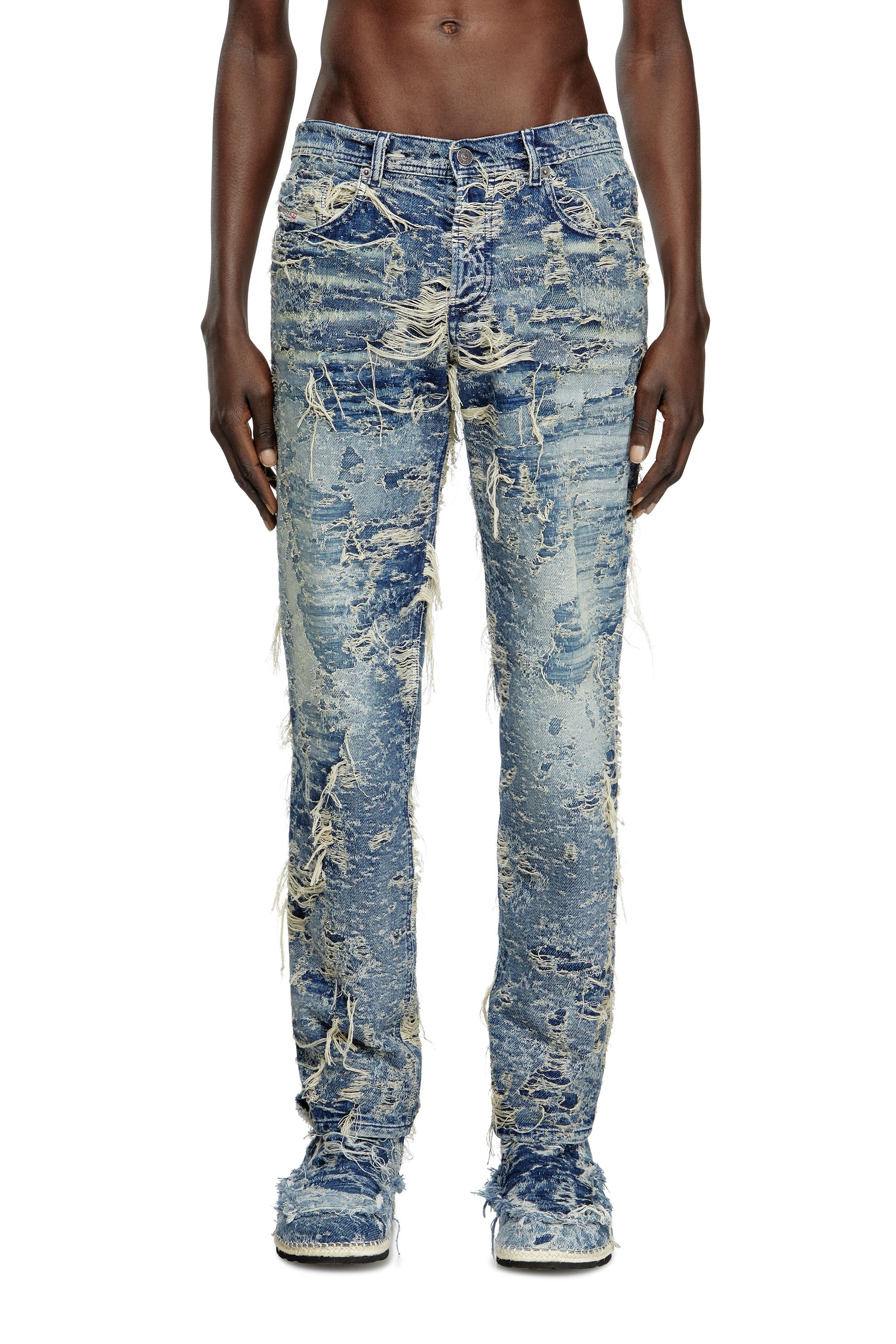 Diesel - Male's Regular Jeans 2023 D-Finitive 09M04, ミディアムブルー - 2