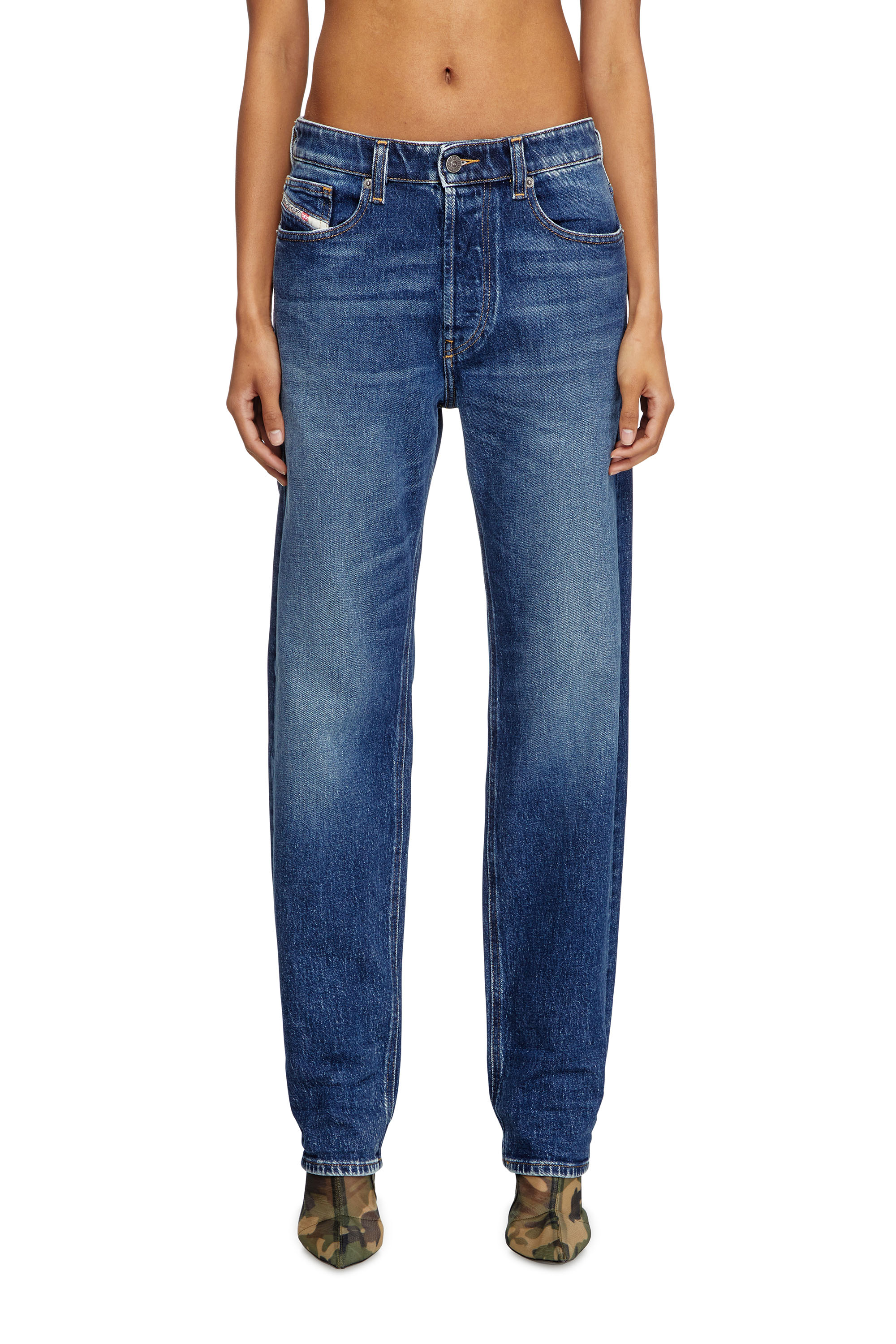 Diesel - Female's Regular Jeans 1988 D-Ark 09L21, ダークブルー - 1