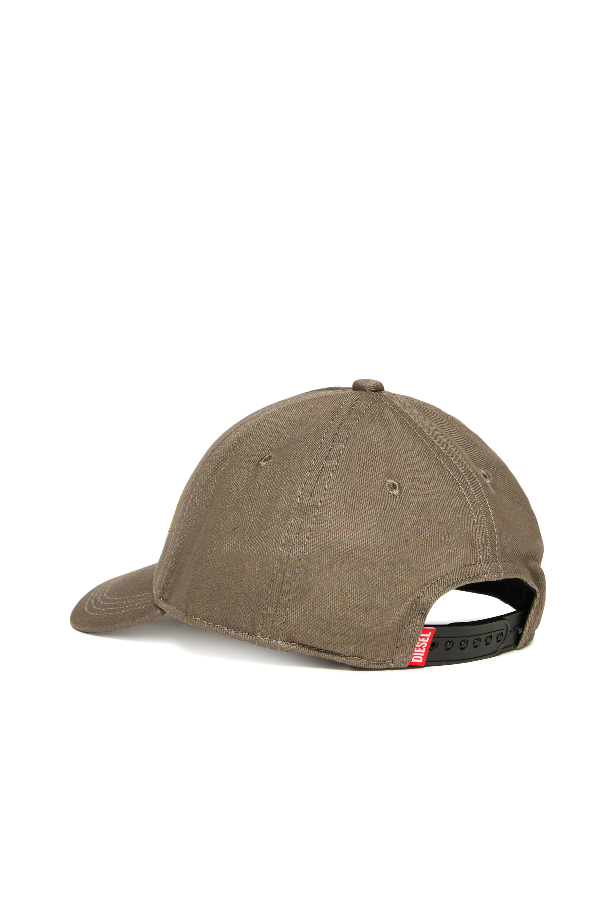 Diesel - FRENDIL, Male's Baseball cap with Oval D embroidery in ダークグレー - 2