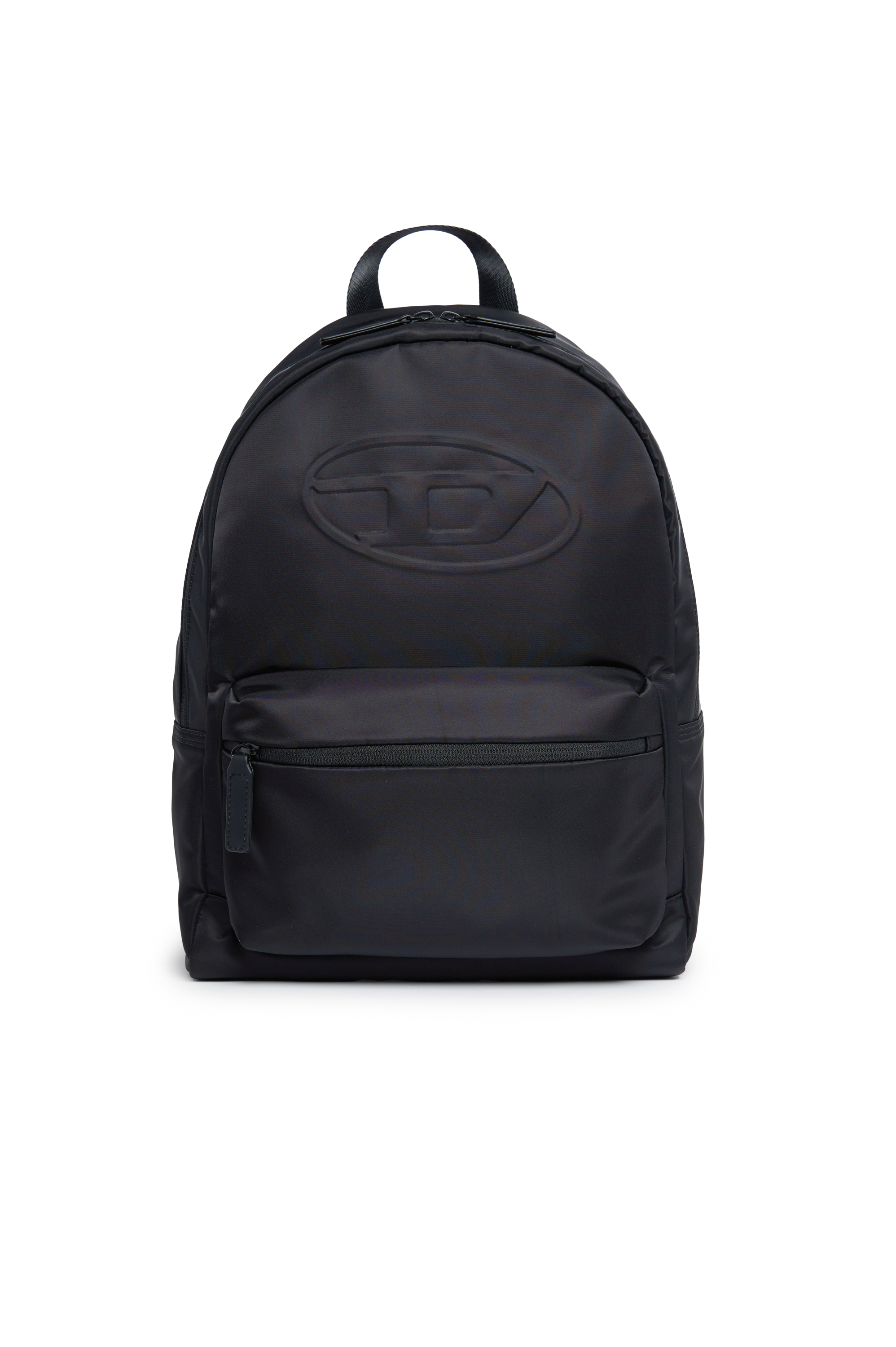 Diesel - WOVAL, Unisex Nylon backpack with embossed Oval D in ブラック - Image 2