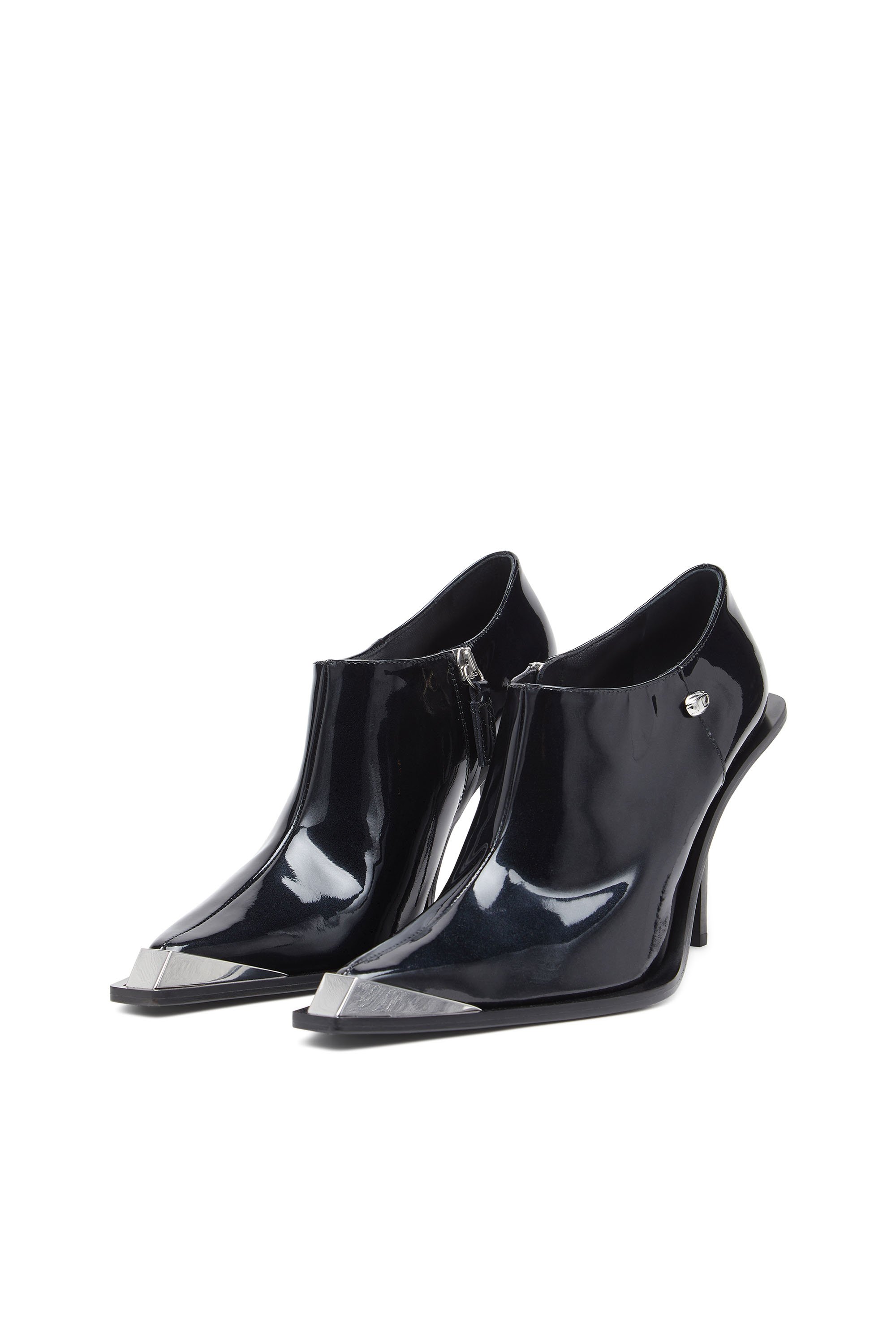 Diesel - D-TONA SC, Female's D-Tona-Ankle boots in patent leather in ブラック - 9