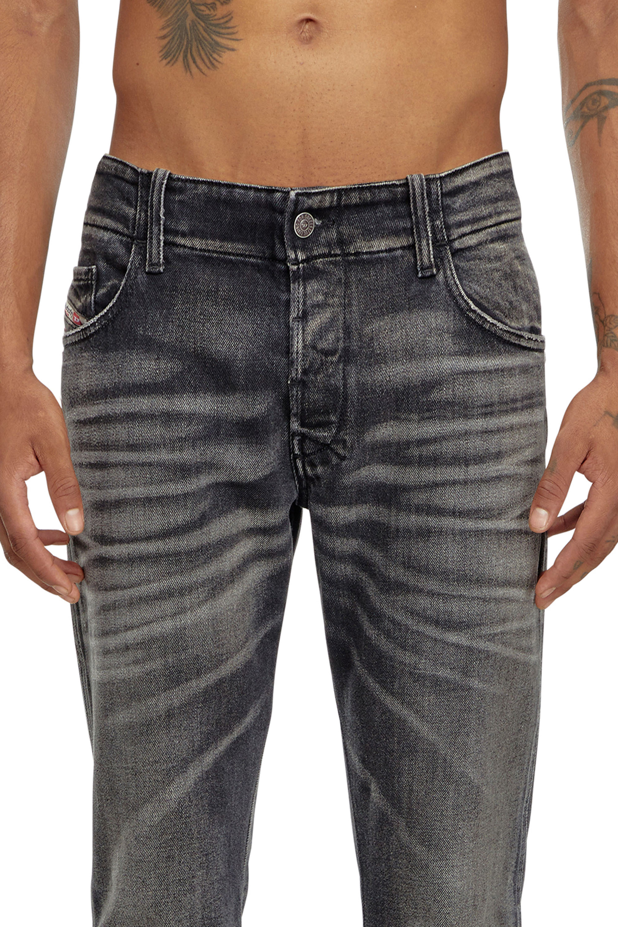 Diesel - Male's Bootcut Jeans D-Backler 09J65, ブラック/ダークグレー - 5