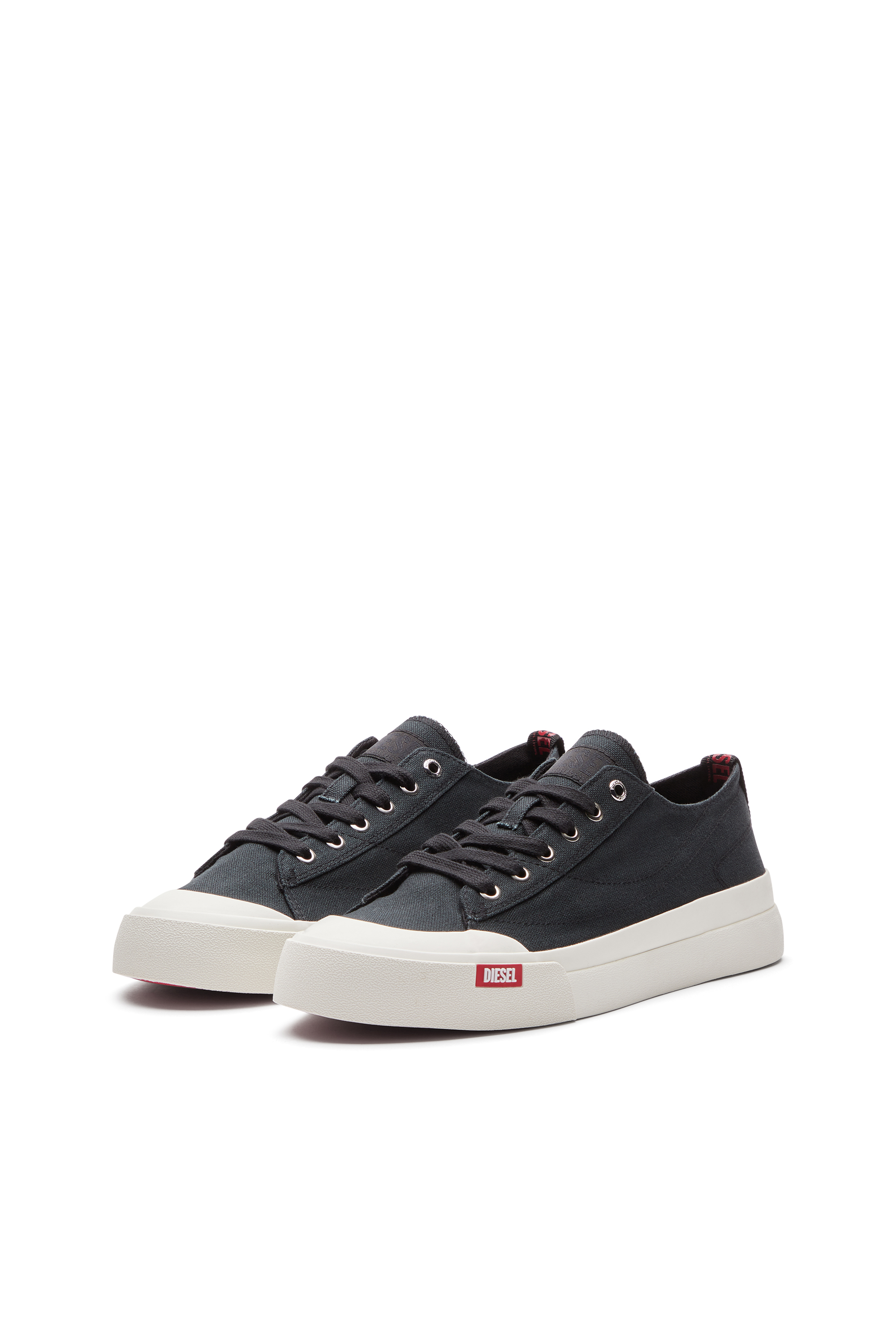 Diesel - S-ATHOS LOW, Male's S-Athos Low-Canvas sneakers in ブラック - 8