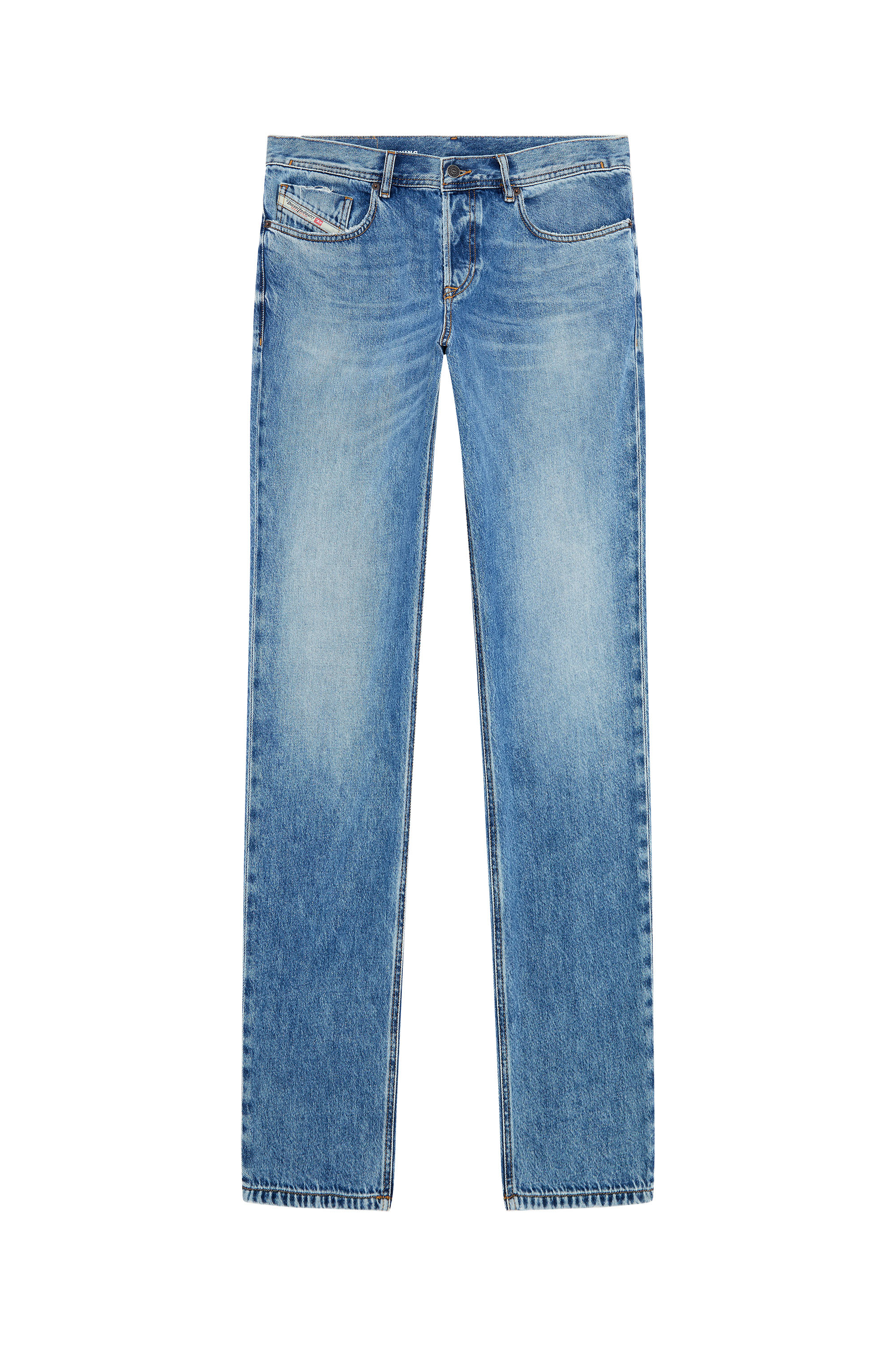 Diesel - Male Tapered Jeans 2023 D-Finitive 09H95, ミディアムブルー - Image 5