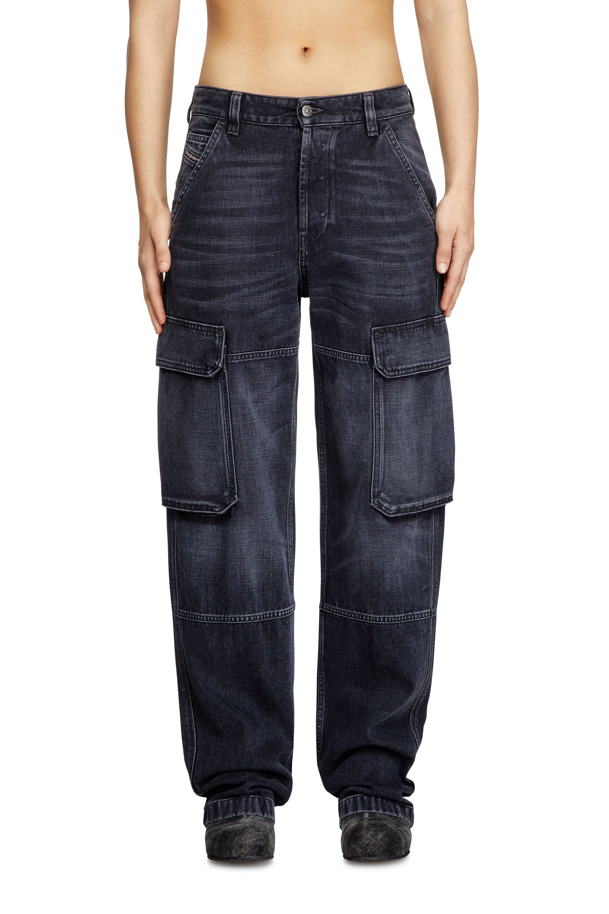 Diesel - Female's Regular Jeans D-Pot 007Z9, ブラック/ダークグレー - 2