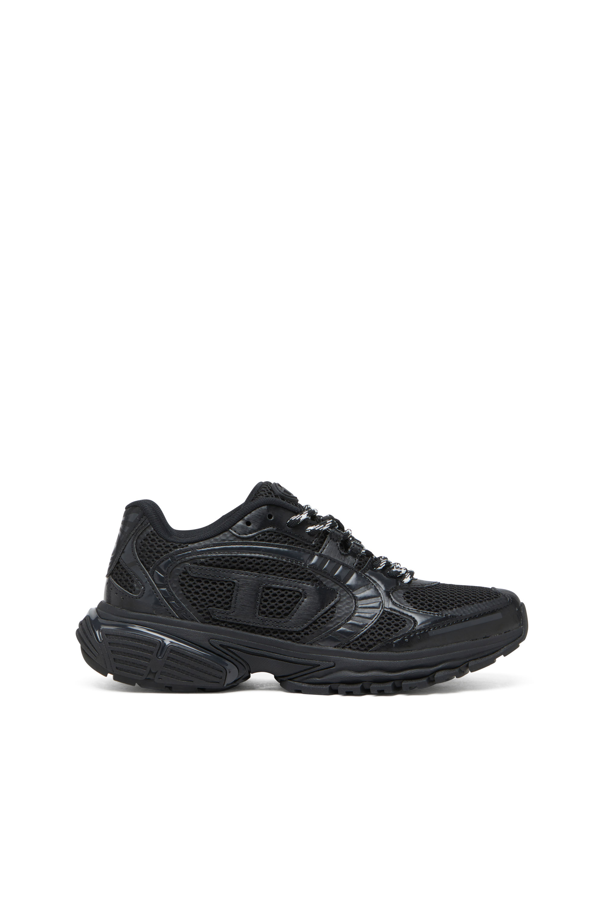 Diesel - S-PRO-V-DENSE LOW, Male's Mesh sneakers with Oval D logo in ブラック - 1