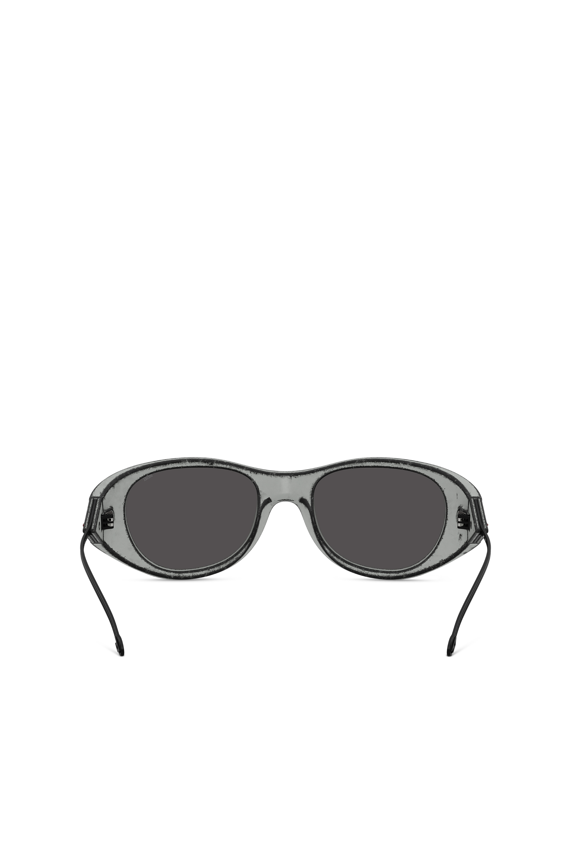 Diesel - 0DL3003, Unisex's Iconic oval sunglasses in ブラック/グレー - 3