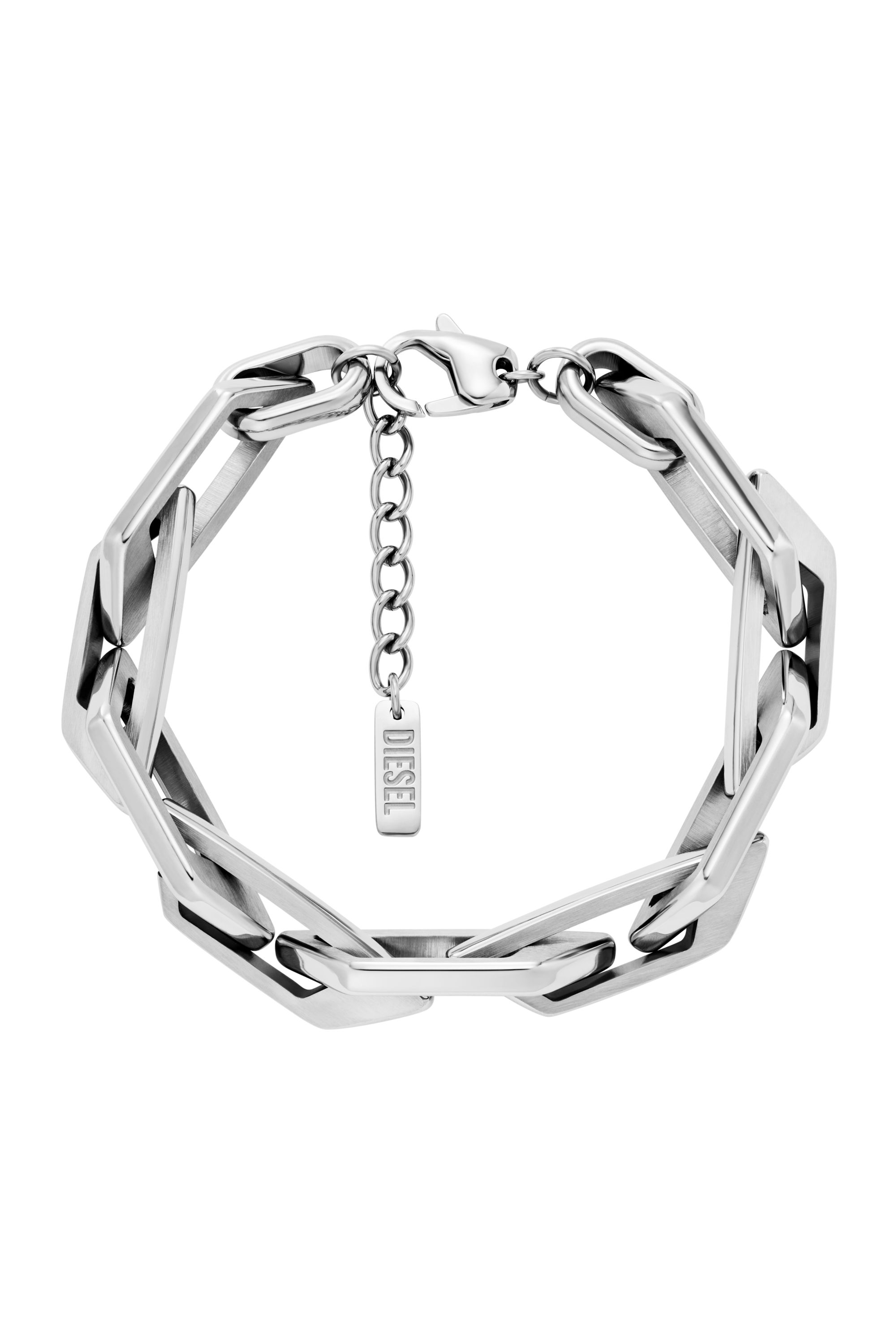 Diesel - DX1577040 JEWEL, Unisex's Stainless Steel Chain Bracelet in シルバー - 1