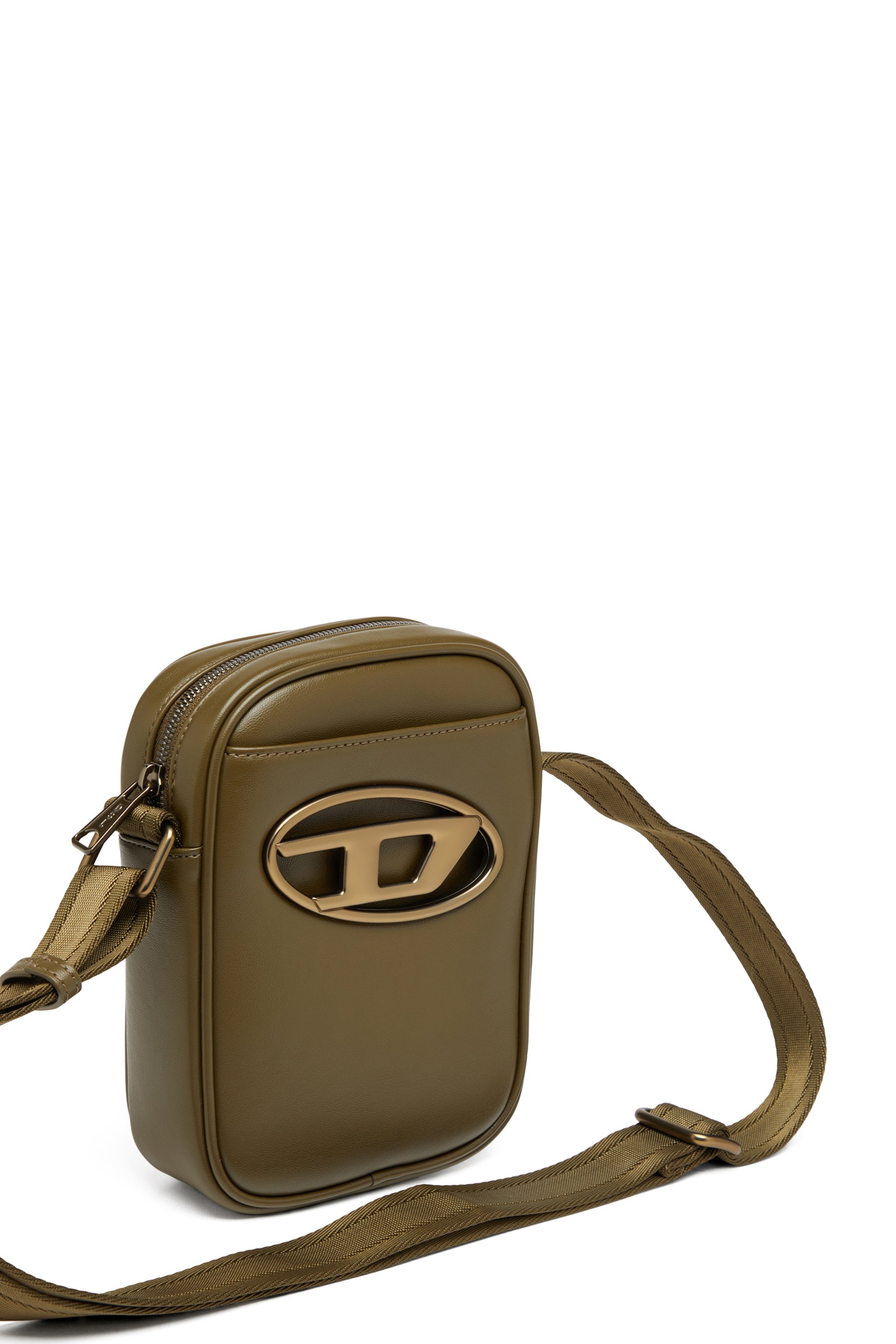 Diesel - HOLI-D CROSSBODY, Unisex's Crossbody bag in PU and neoprene in ミリタリーグリーン - 5