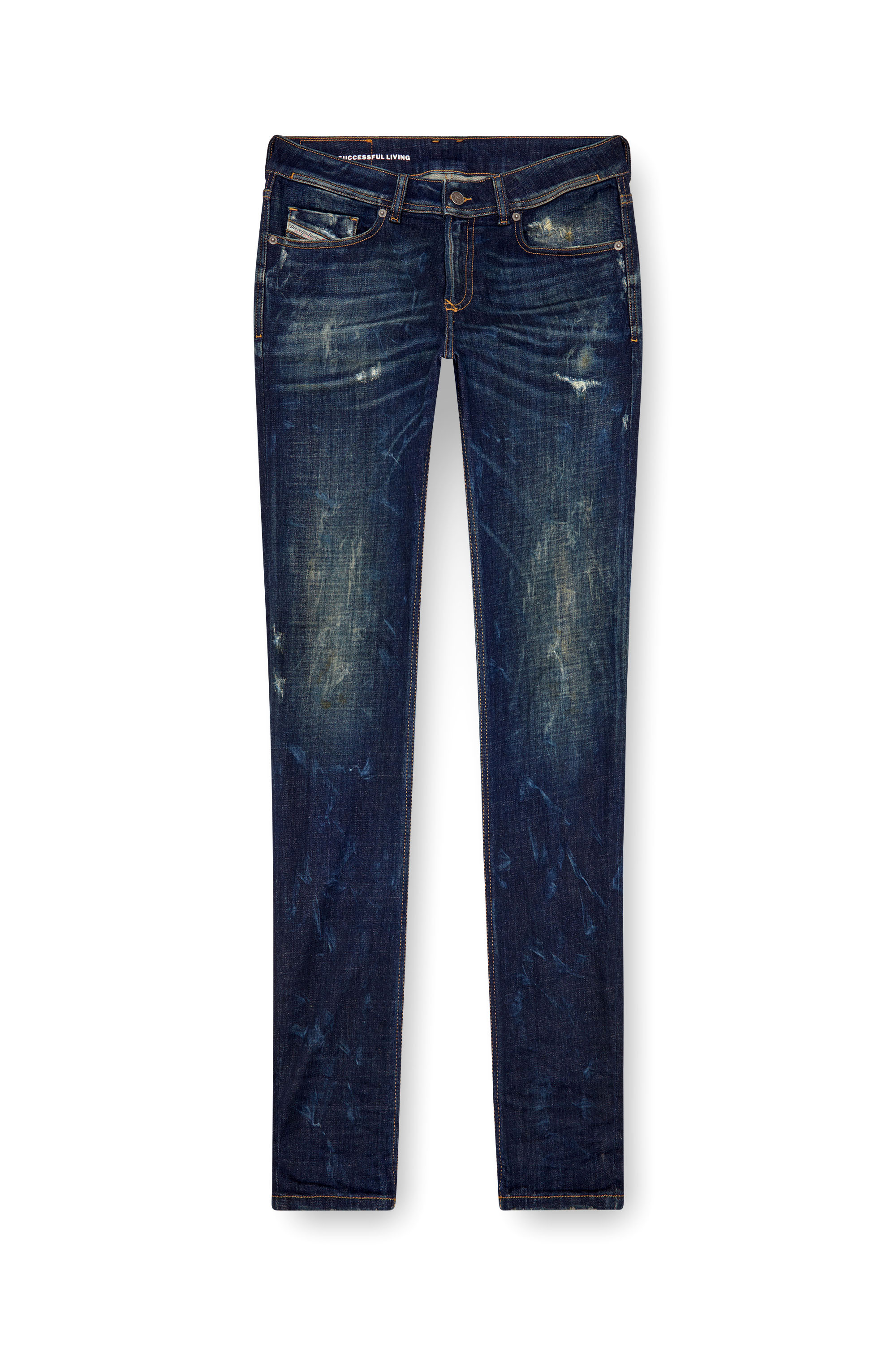 Diesel - Male's Skinny Jeans 1979 Sleenker 09J26, ダークブルー - 3