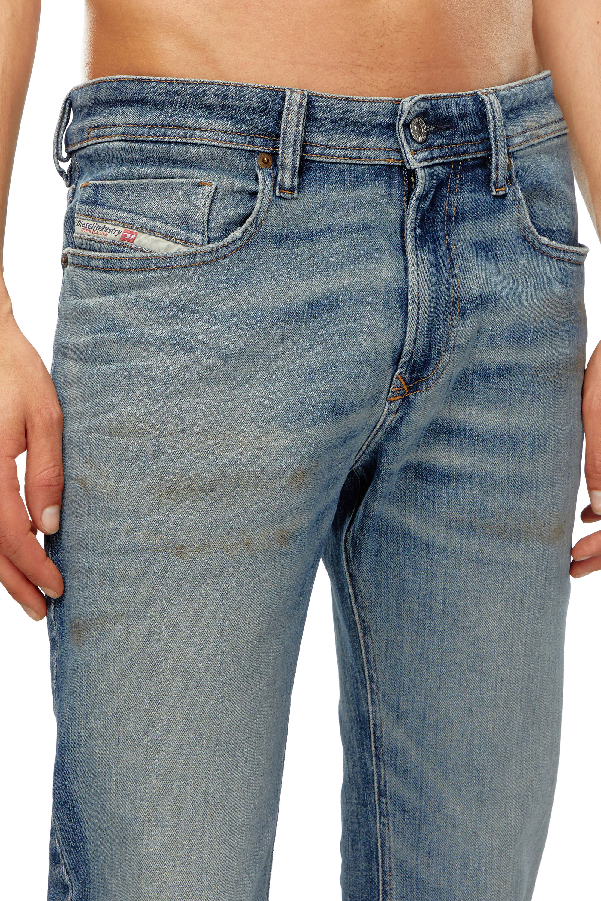 Diesel - Male Skinny Jeans 1979 Sleenker 0GRDE, ミディアムブルー - Image 4