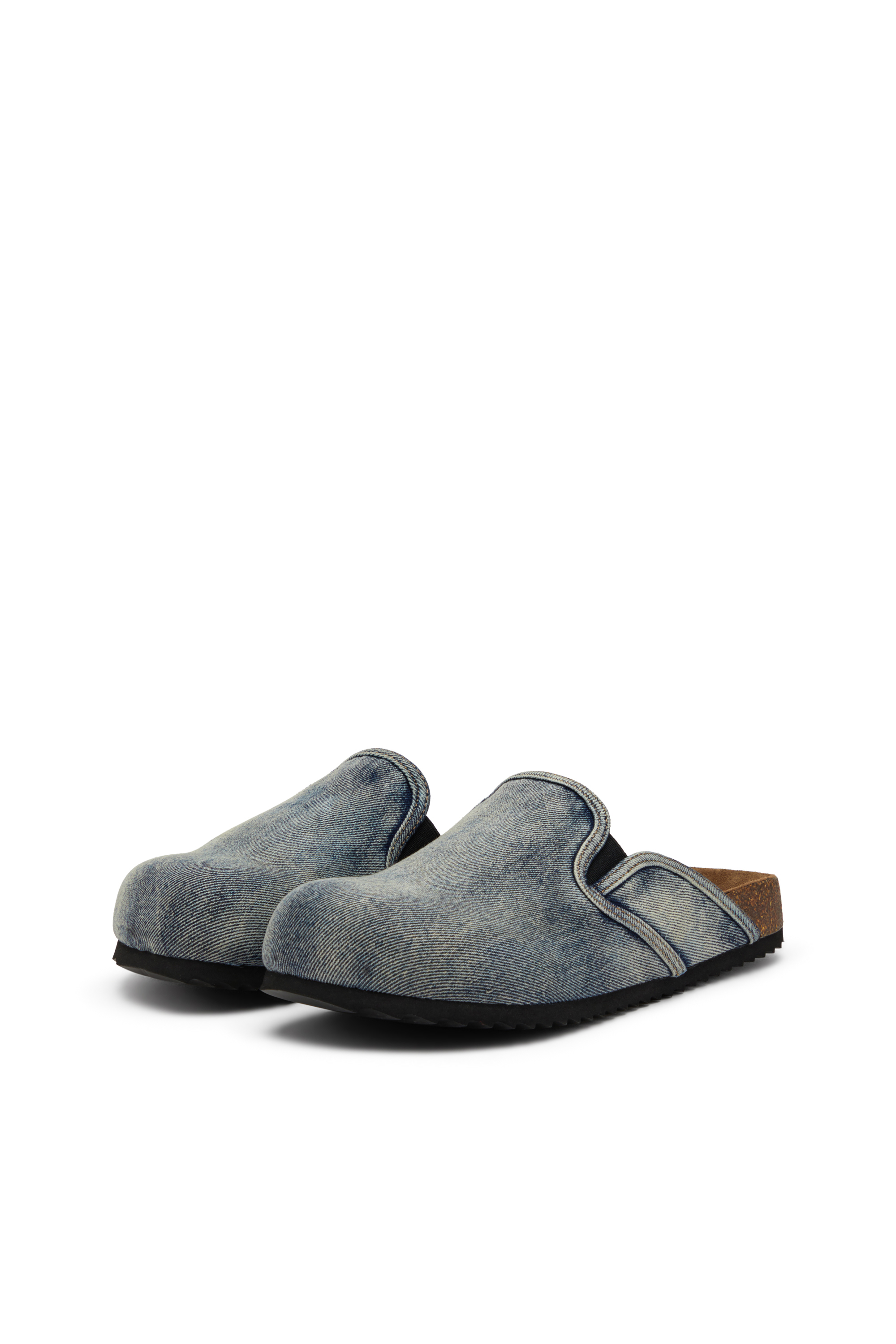 Diesel - D-WOODSTOCK SLIP-ON, Male's Denim mules in ダークブルー - 8