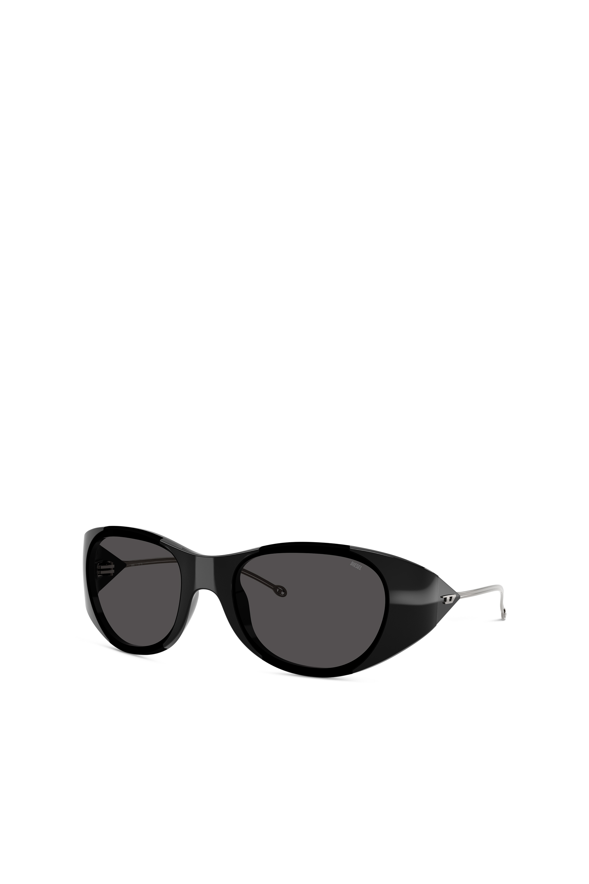 Diesel - 0DL3003, Unisex's Iconic oval sunglasses in ダークグレー - 5