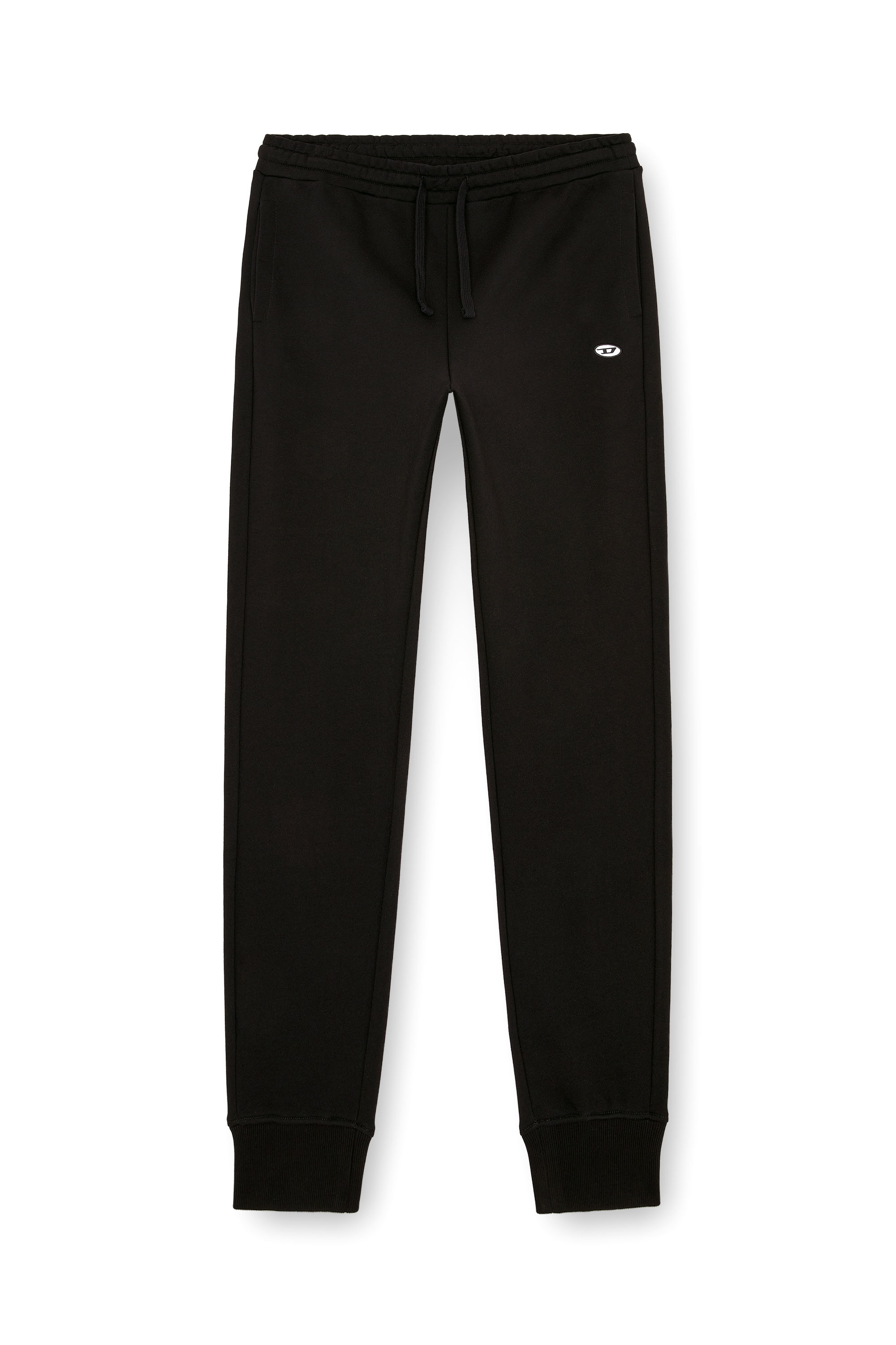 Diesel - P-TARY-DOVAL-PJ, Male Track pants with Oval D patch in ブラック - Image 3