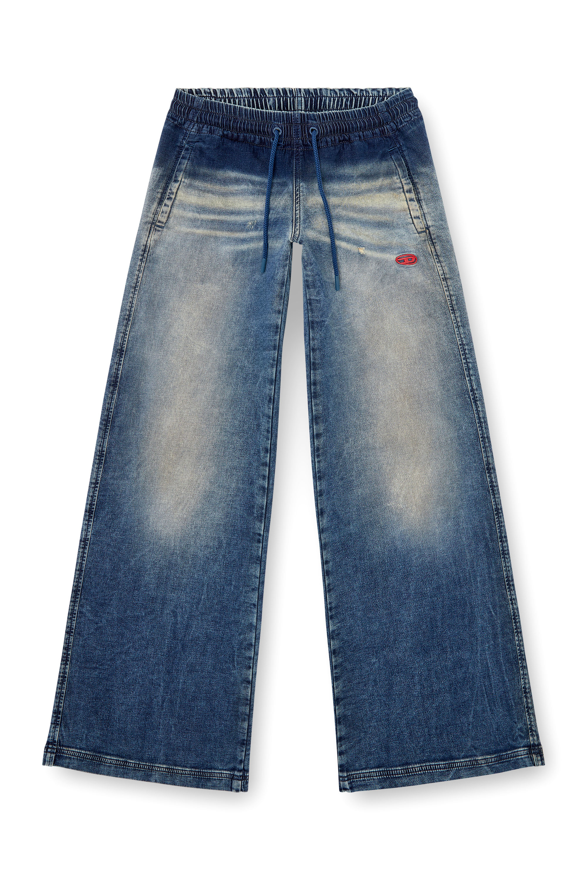 Diesel - Female's Relaxed 2078 D-Ainty Joggjeans® 068PQ, ミディアムブルー - 3