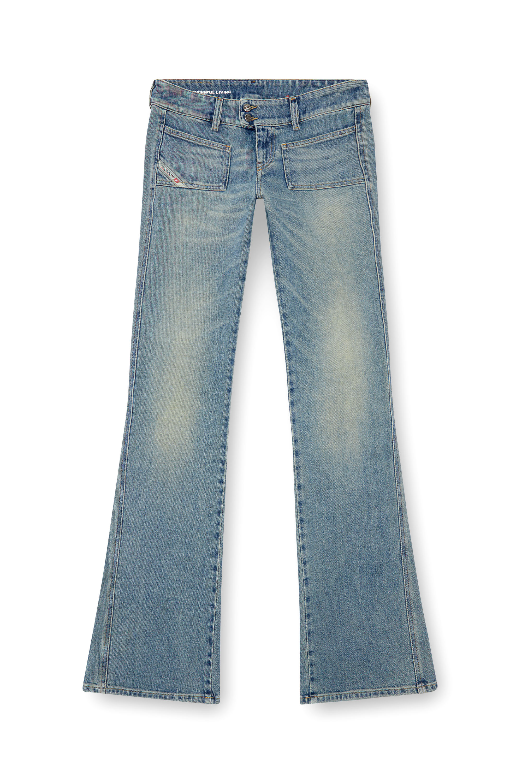 Diesel - Female Bootcut and Flare Jeans D-Hush 09J55, ライトブルー - Image 5