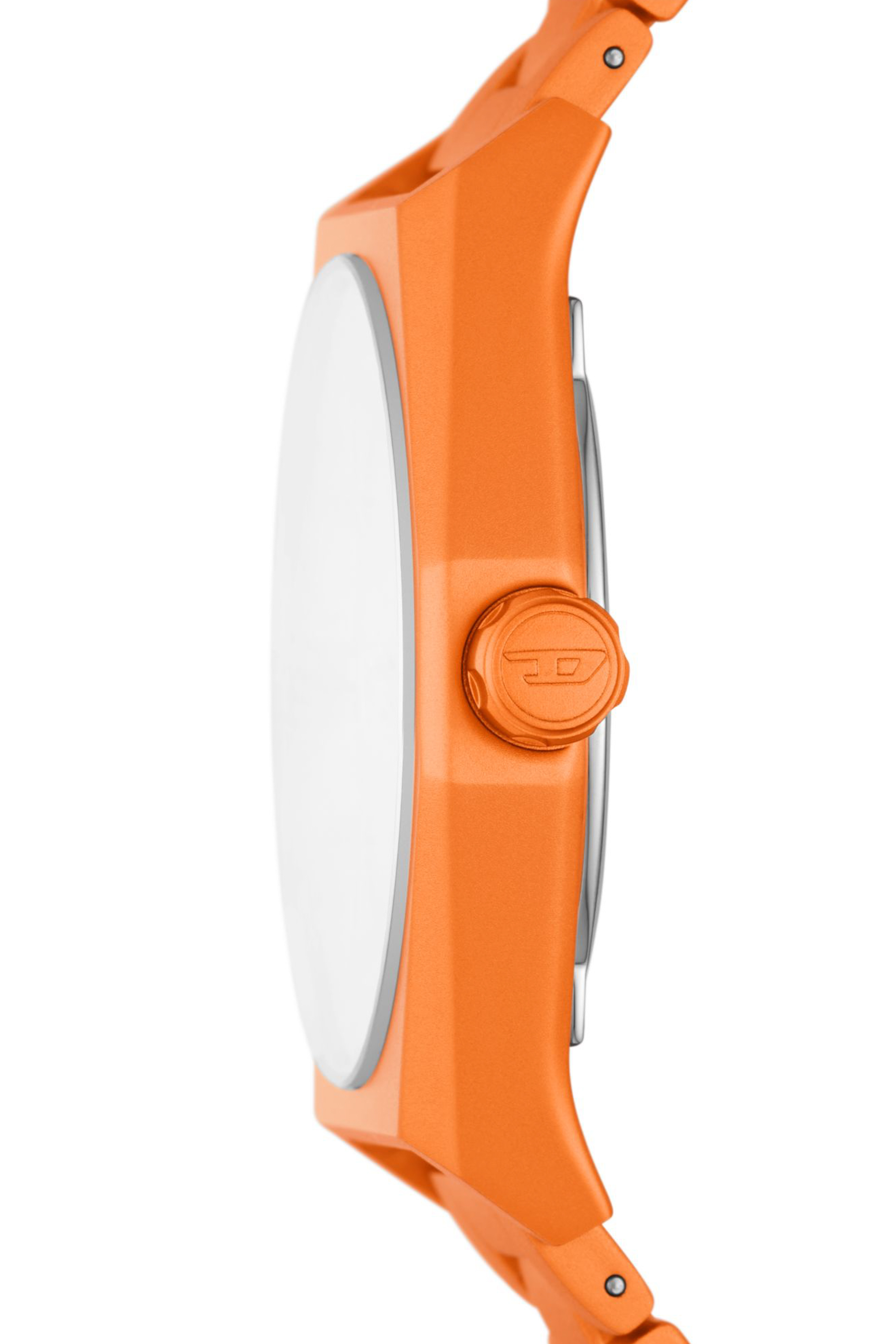 Diesel - DZ2209, Male Scraper three-hand orange aluminum watch in オレンジ - Image 3