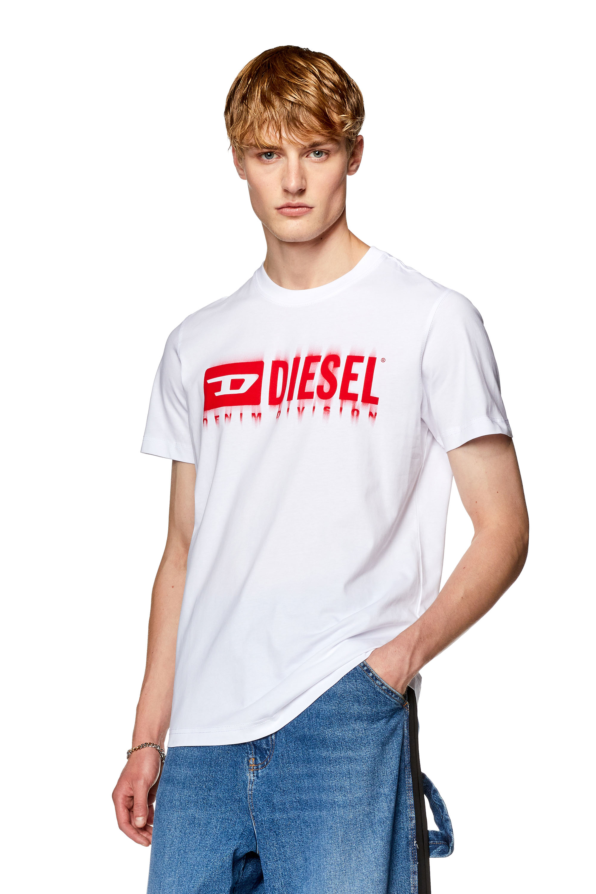 T-DIEGOR-DIV （MEN）: ロゴ刺繍Tシャツ｜ディーゼル（DIESEL）公式