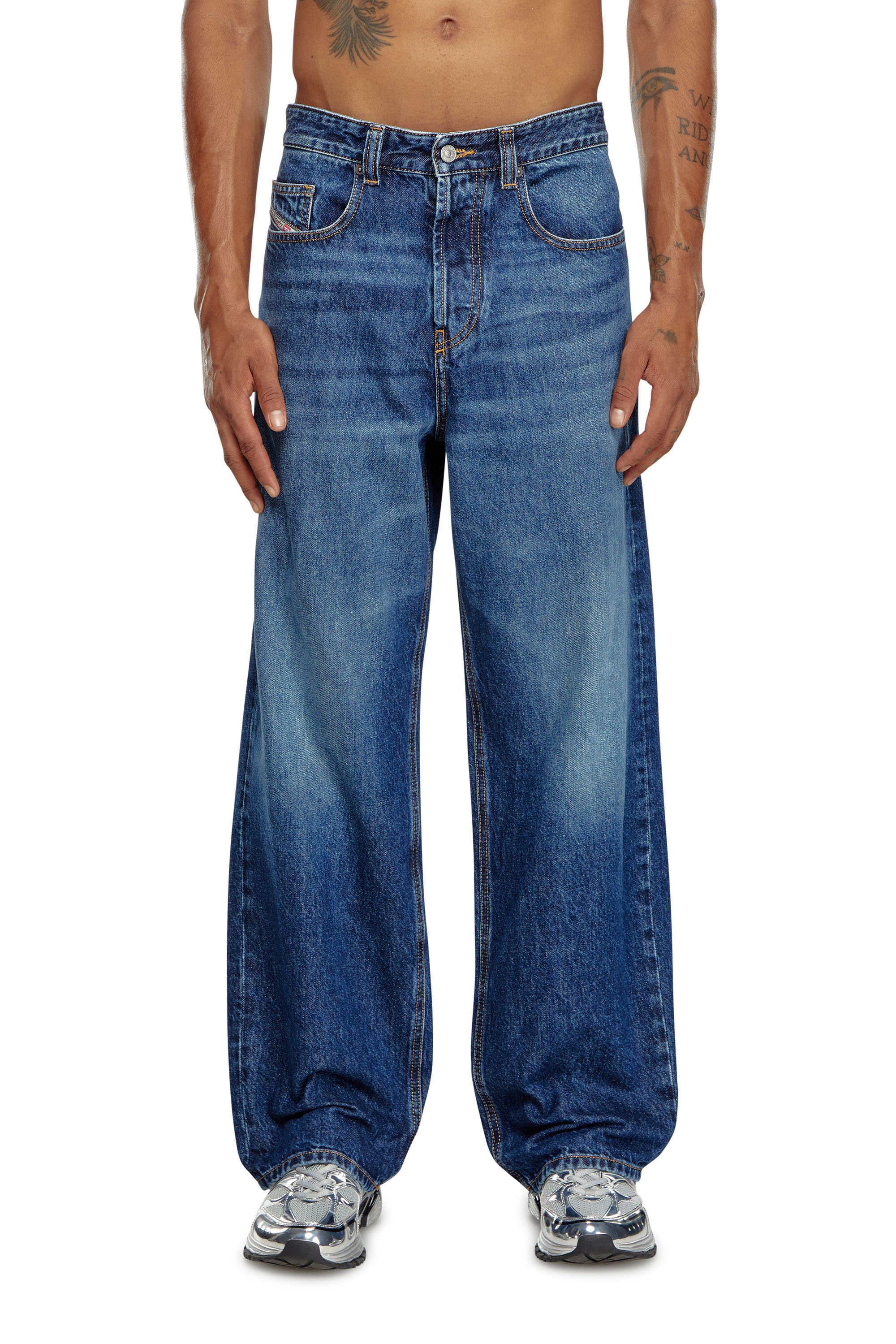 Diesel - Male's Relaxed Jeans 2001 D-Macro 09I27, null - 1