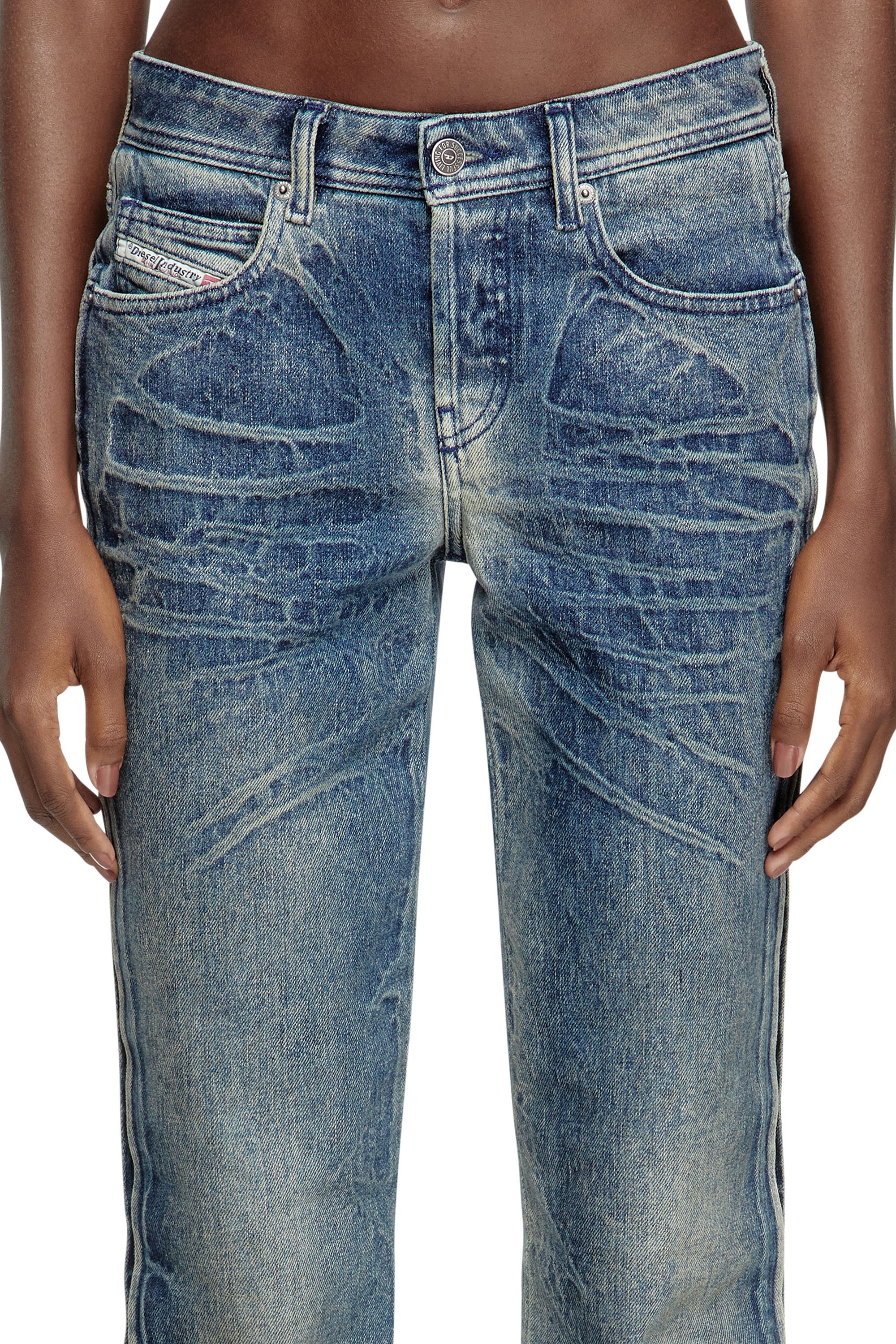 Diesel - Female's Regular Jeans D-Noli 007BG, ダークブルー - 5