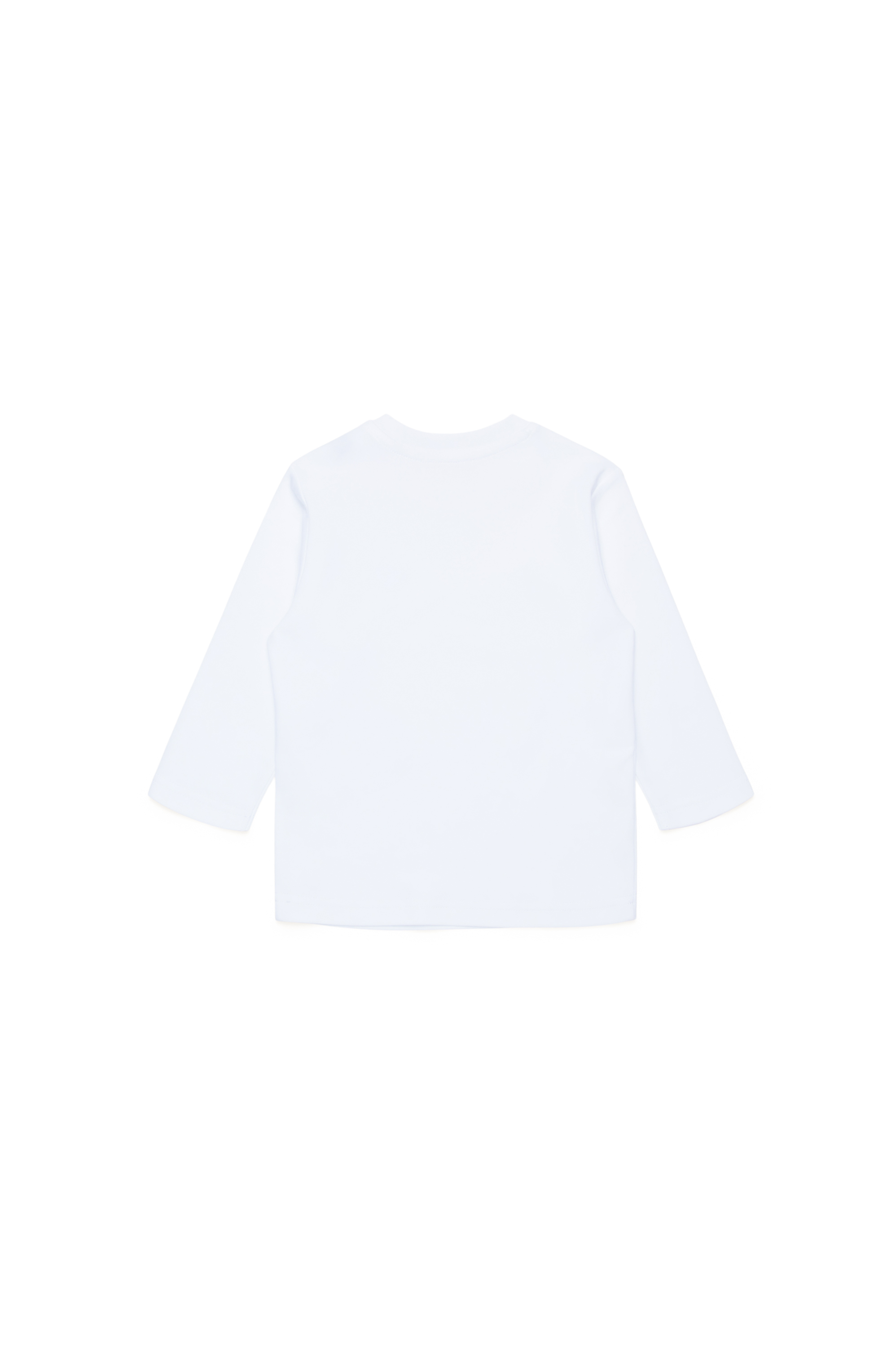 Diesel - TJUSTDOVALPJLSB, Male Long-sleeve T-shirt in organic cotton in ホワイト - Image 2