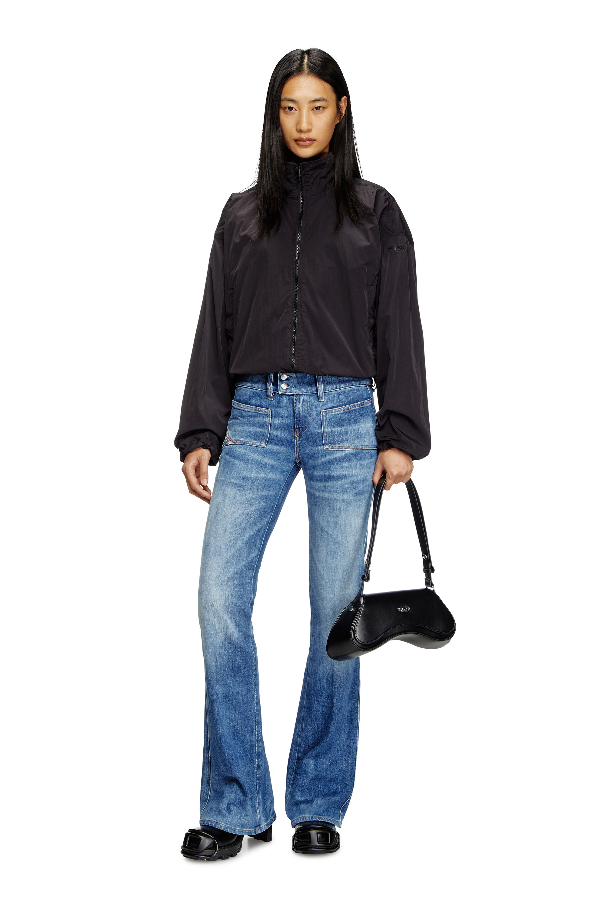 Diesel - Female's Bootcut Jeans D-Hush 09L19, ミディアムブルー - 2