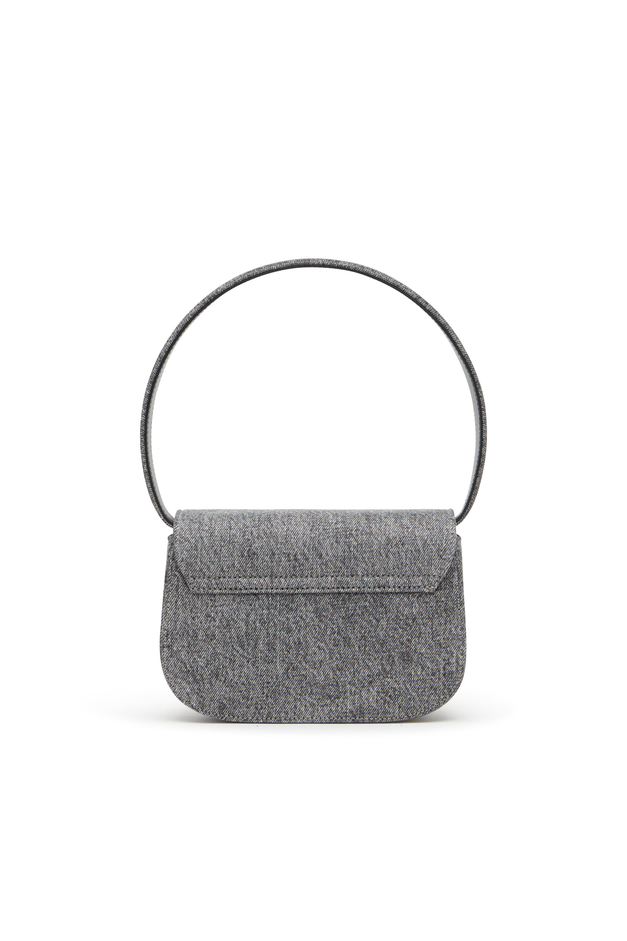 Diesel - 1DR, Female's 1DR-Iconic shoulder bag in stonewashed denim in ブラック - 2