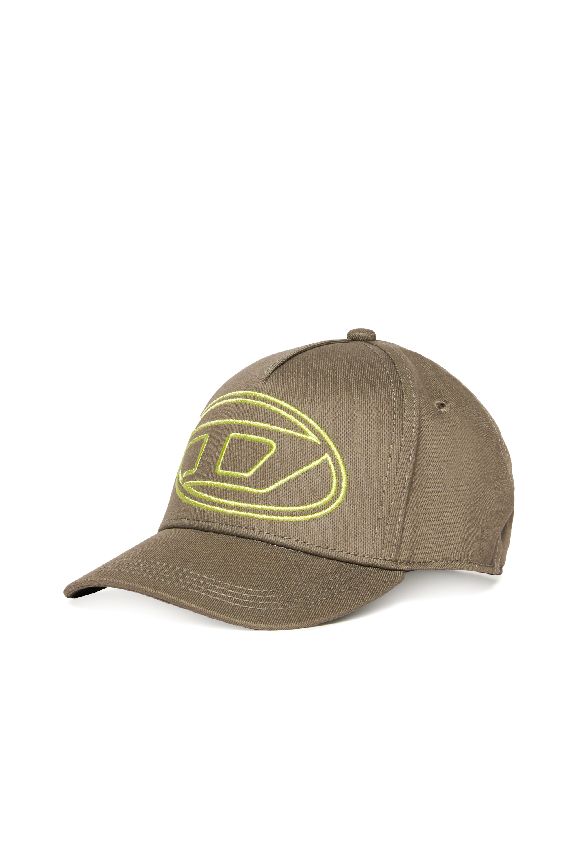 Diesel - FRENDIL, Male's Baseball cap with Oval D embroidery in ダークグレー - 1