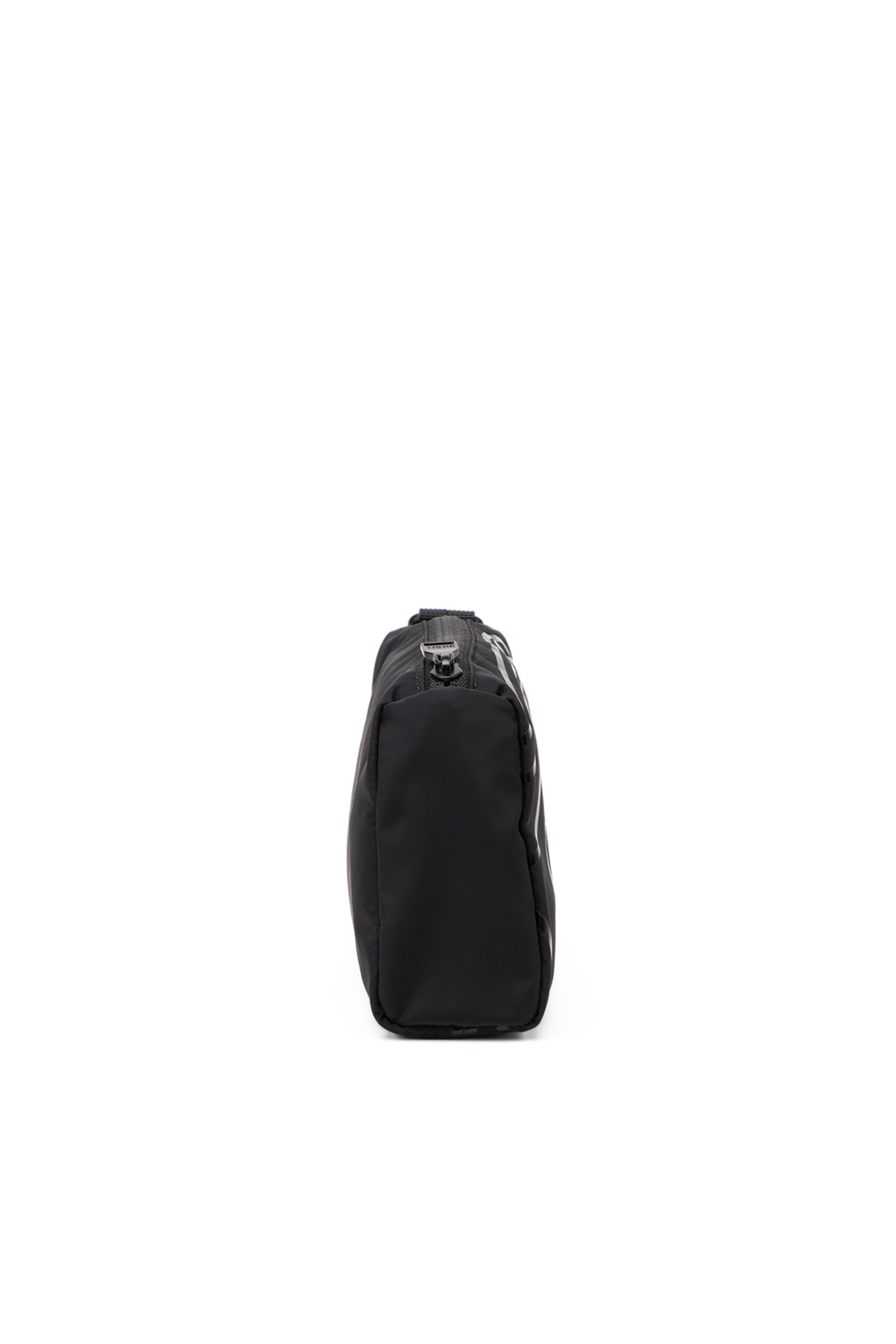 Diesel - DRAPE POUCH, Male's Nylon pouch with Oval D print in ブラック - 3