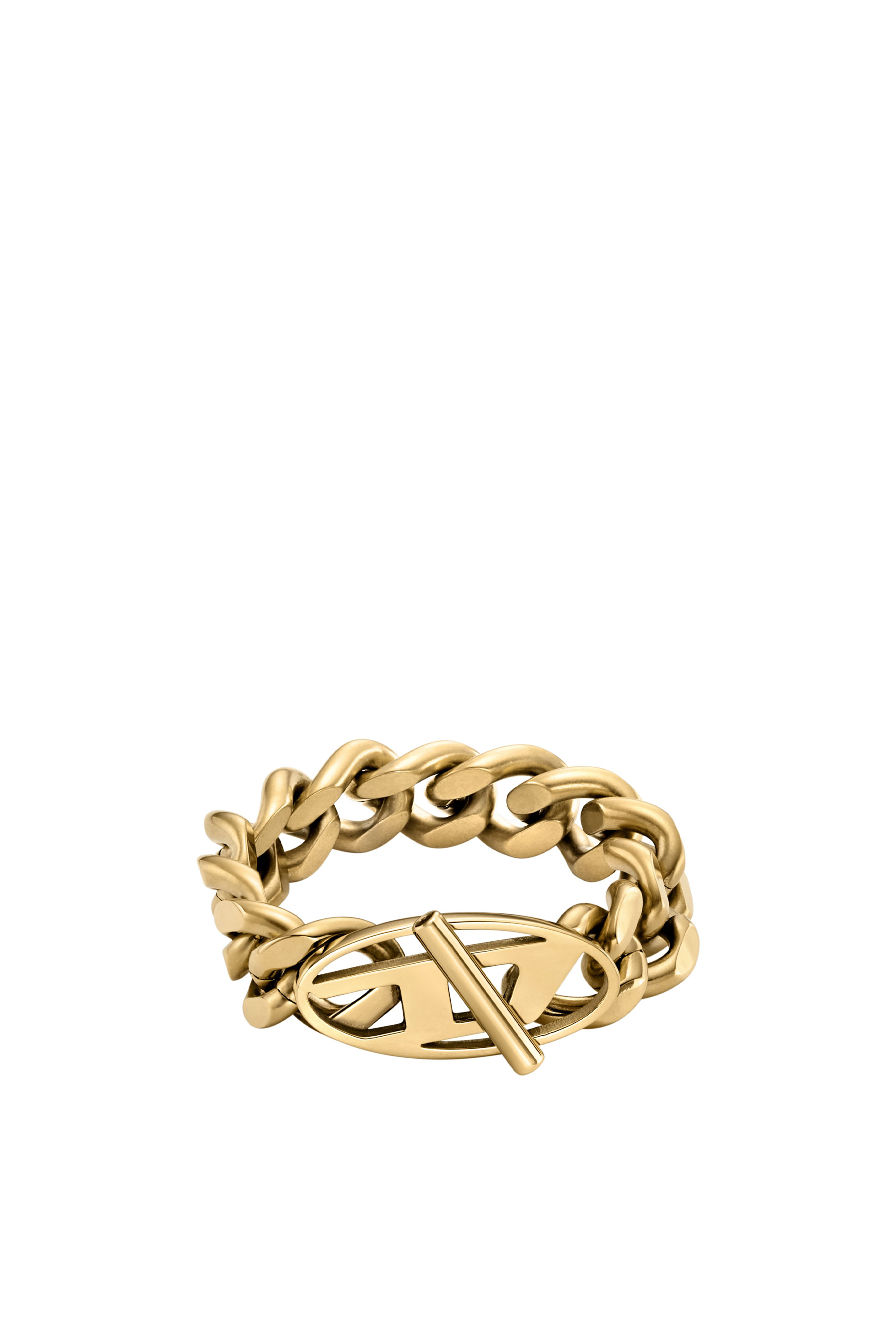 Diesel - DX1568710 JEWEL, Unisex's Gold-Tone Stainless Steel Soft Chain Ring in ゴールド - 2