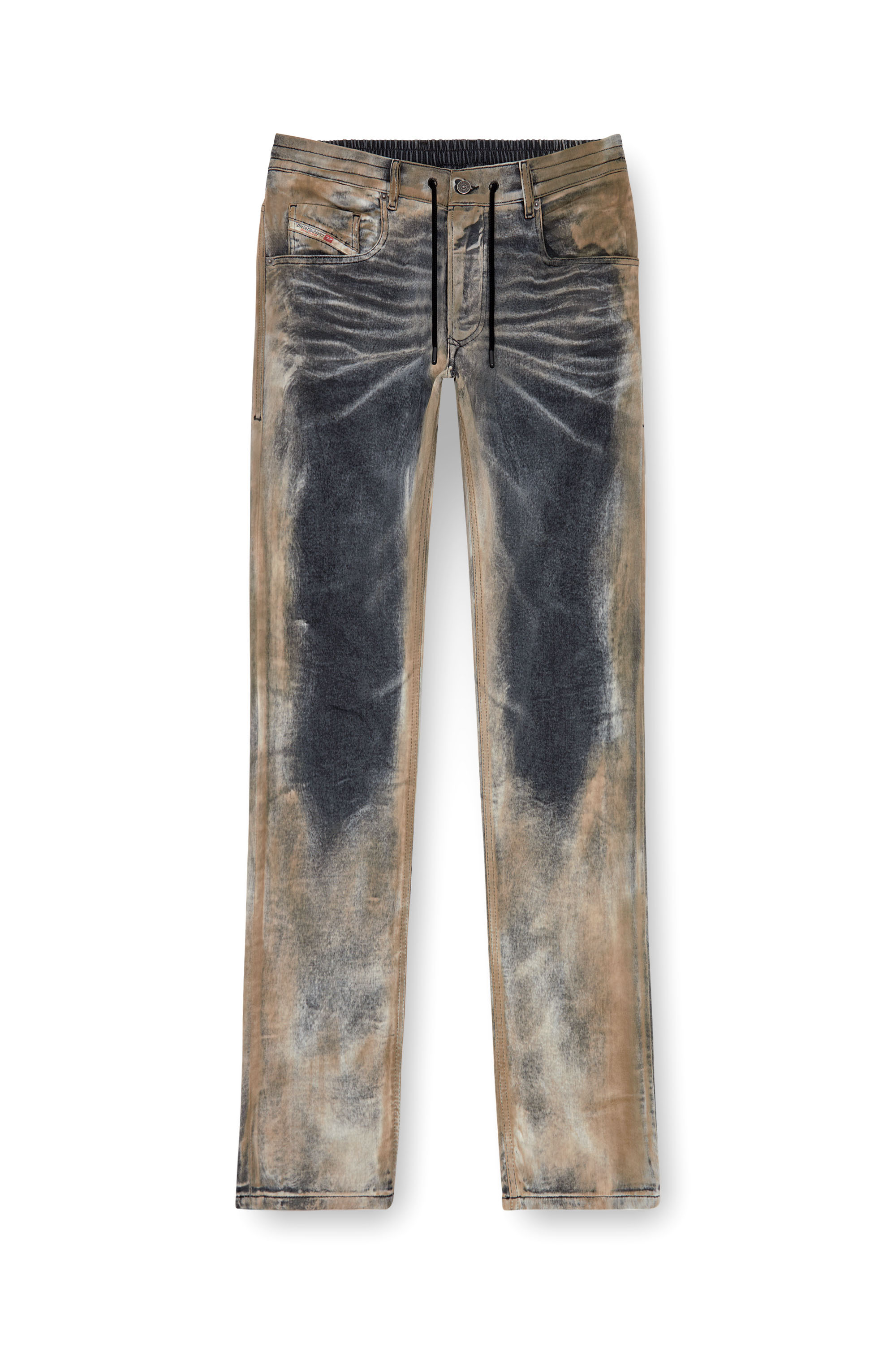 Diesel - Male's Regular 2030 D-Krooley Joggjeans® 068NP, ブラック/ダークグレー - 3