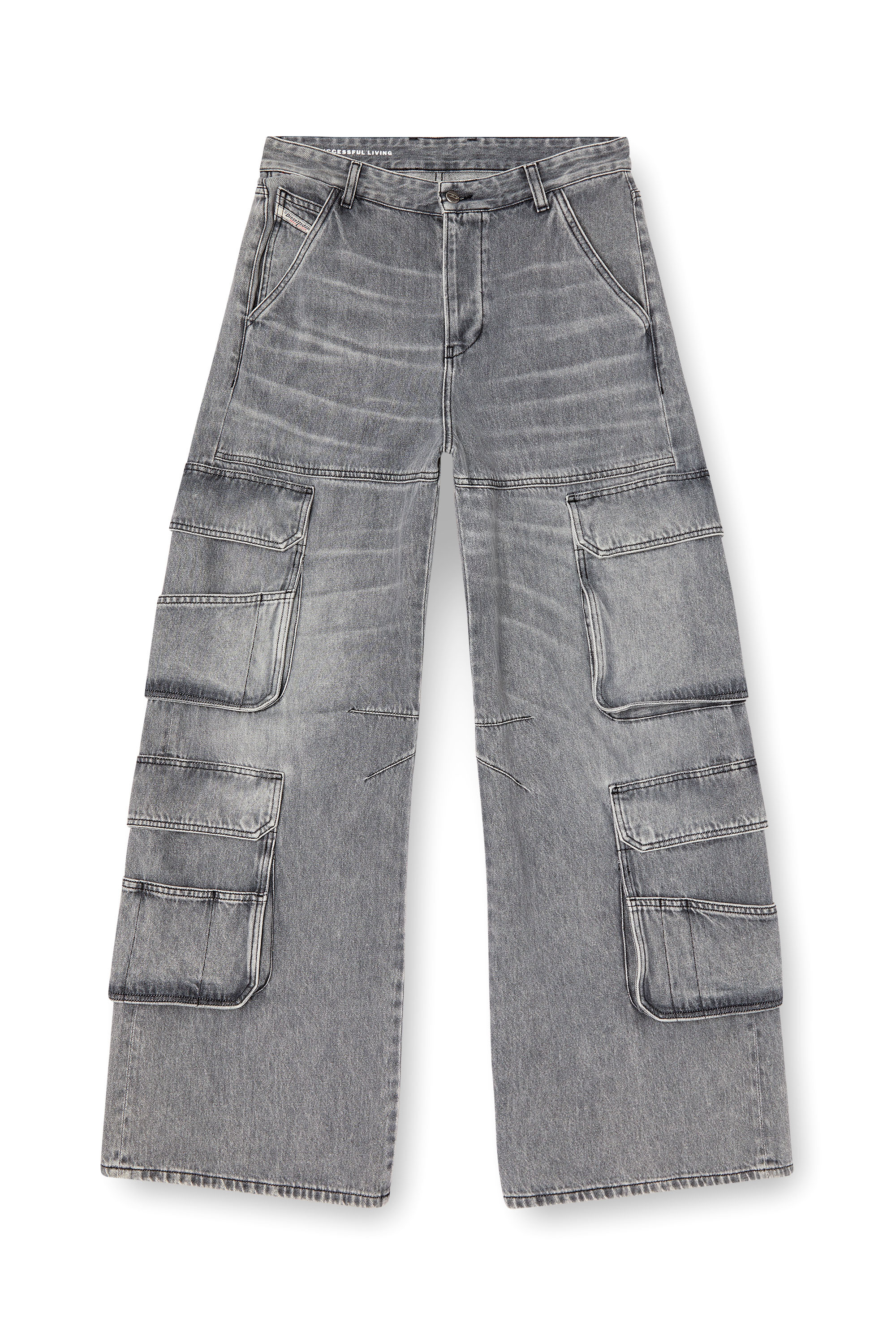 Diesel - Female's Relaxed Jeans 1996 D-Sire 0DCBE, ライトグレー - 3