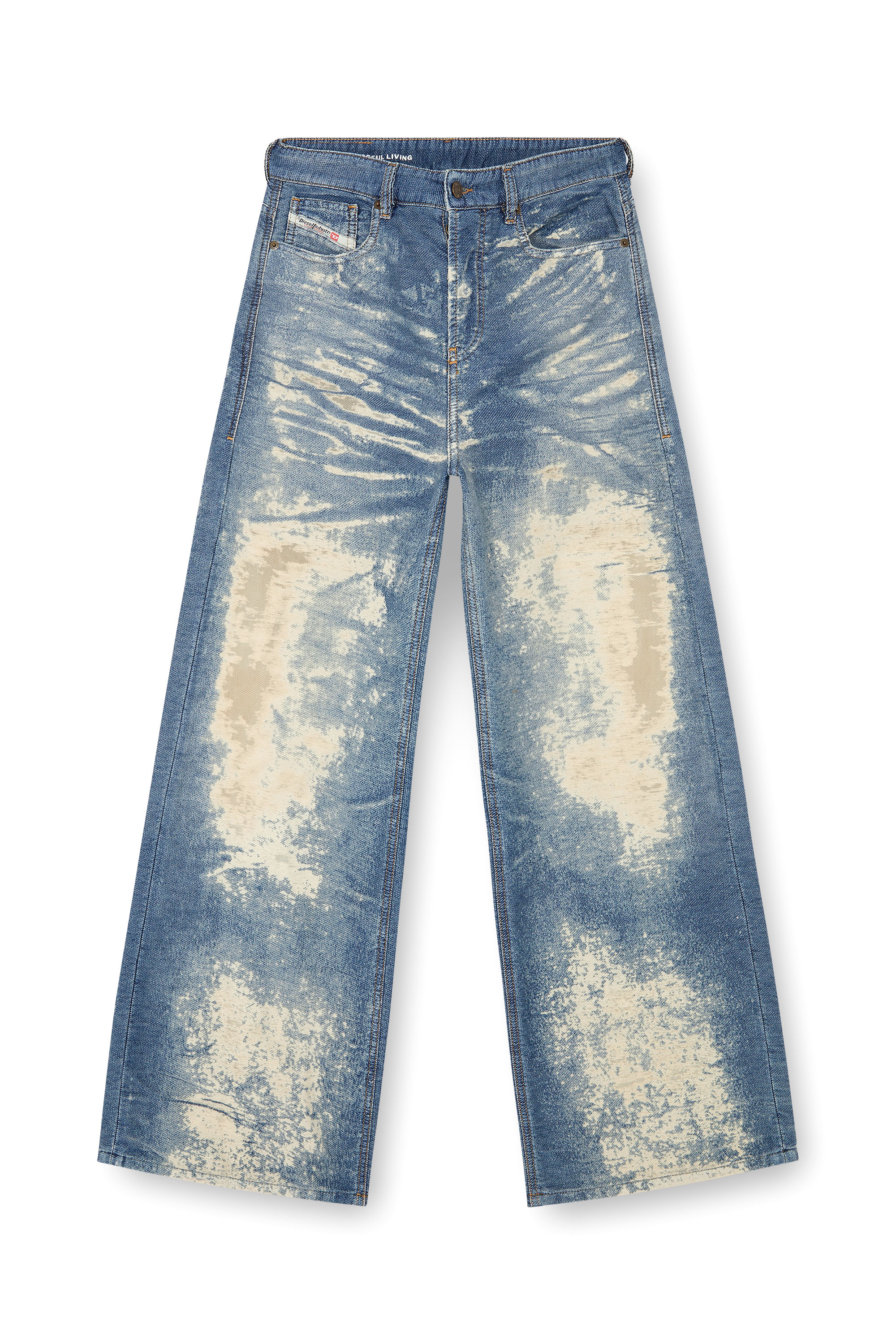 Diesel - Female's Relaxed Jeans 1996 D-Sire 068RE, ミディアムブルー - 3