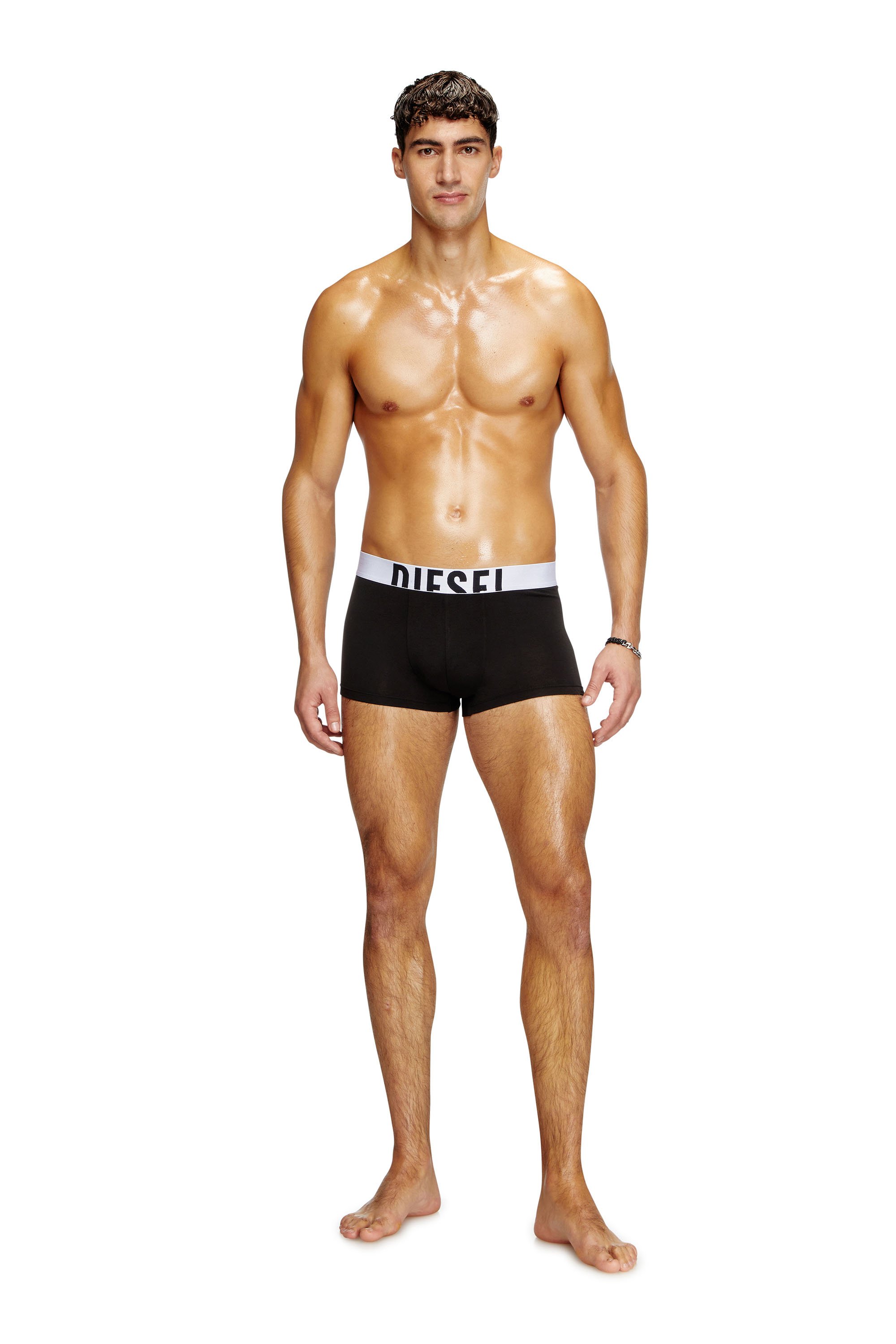 Diesel - DAMIEN-D-POP-3PACK-40, Male's Three-pack boxer briefs in stretch cotton in マルチカラー/ブロック - 4