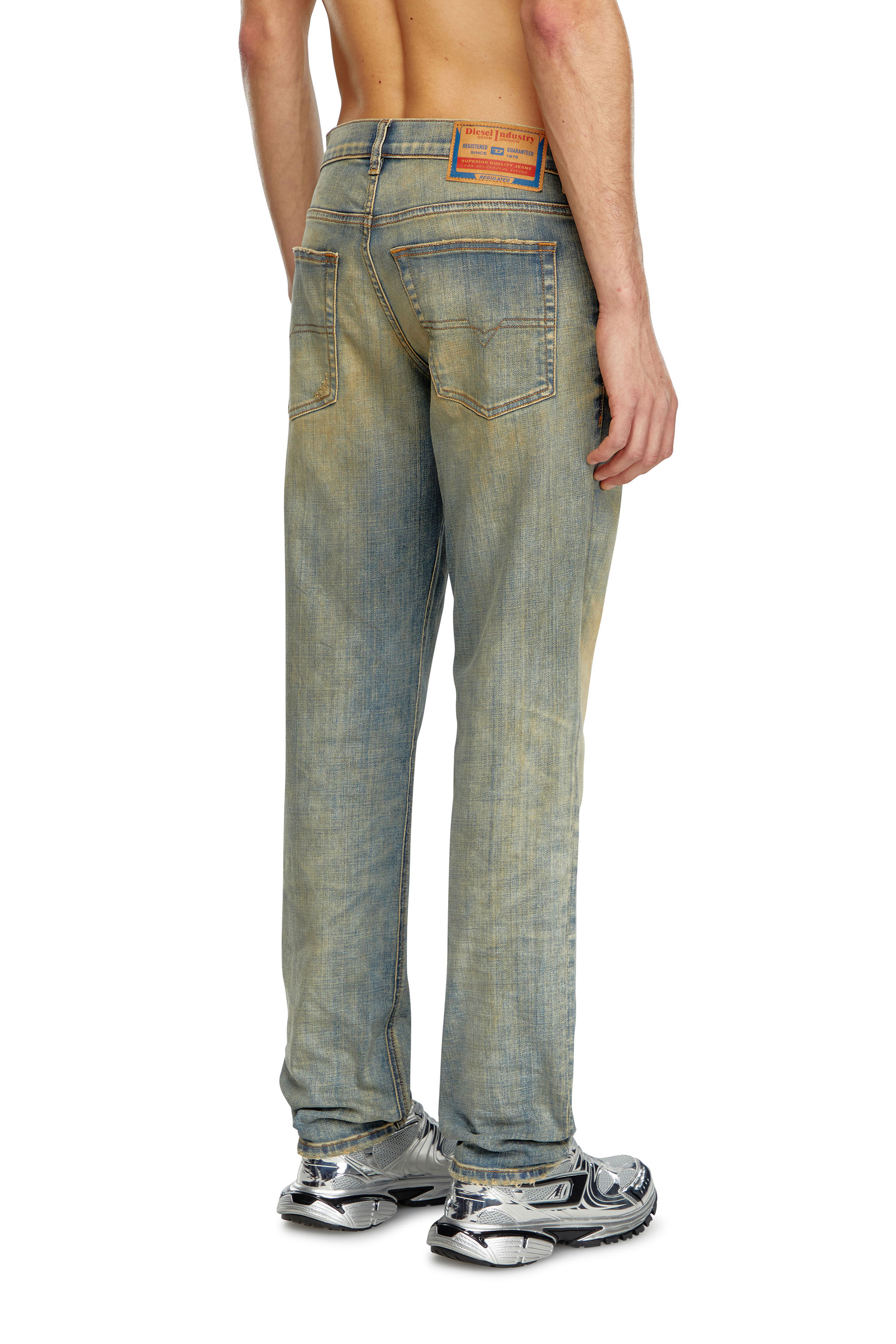 Diesel - Male Tapered Jeans 2023 D-Finitive 09J51, ミディアムブルー - Image 4