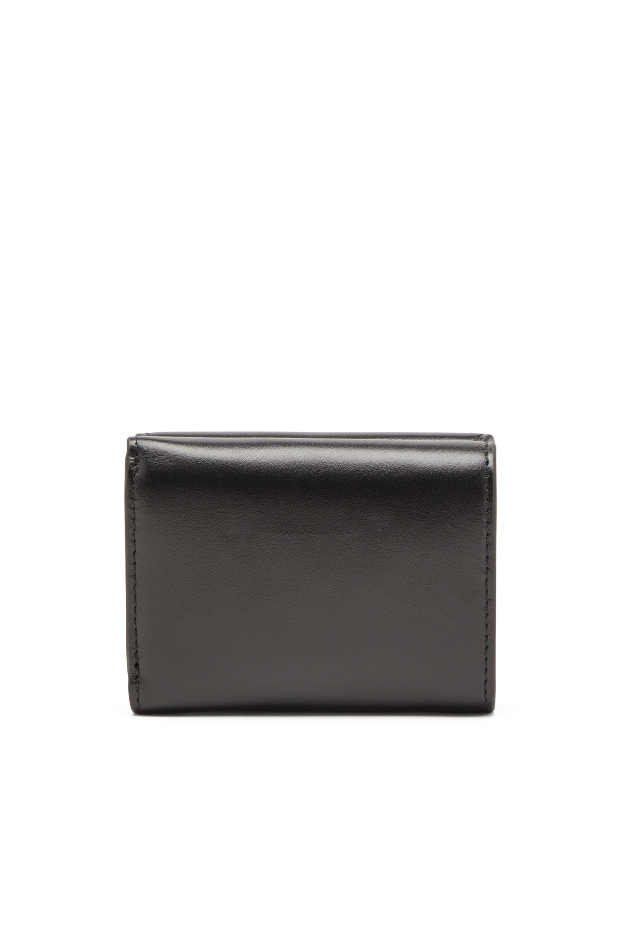 Diesel - 1DR TRI FOLD COIN XS II, Female Tri-fold wallet in leather in ブラック - Image 2
