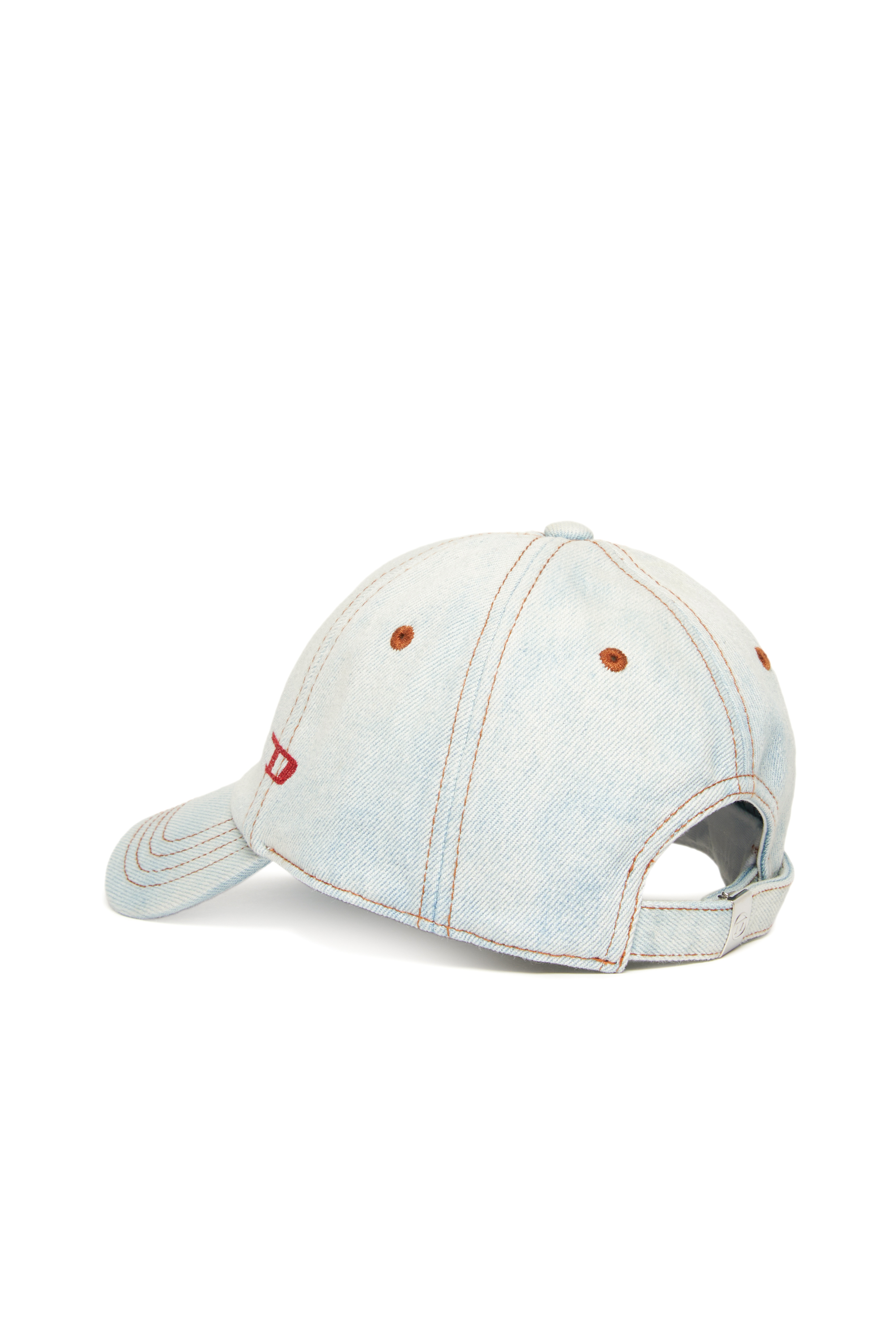 Diesel - FCLIB3, Unisex's Denim baseball cap with contrast stitching in ライトブルー - 2