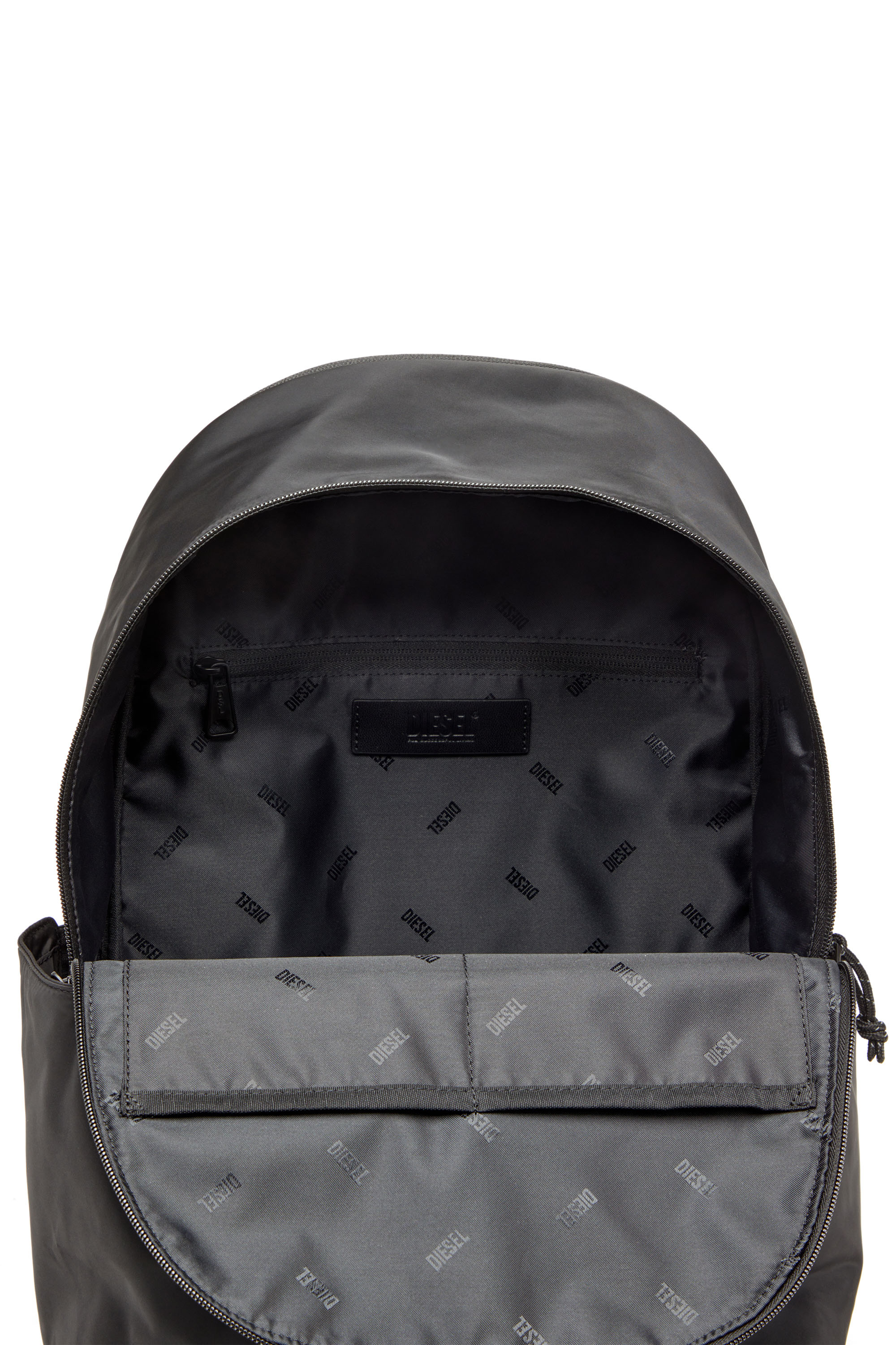 Diesel - D-PACK BACKPACK X, Male's D-Pack-Backpack in satin-touch fabric in ブラック - 5