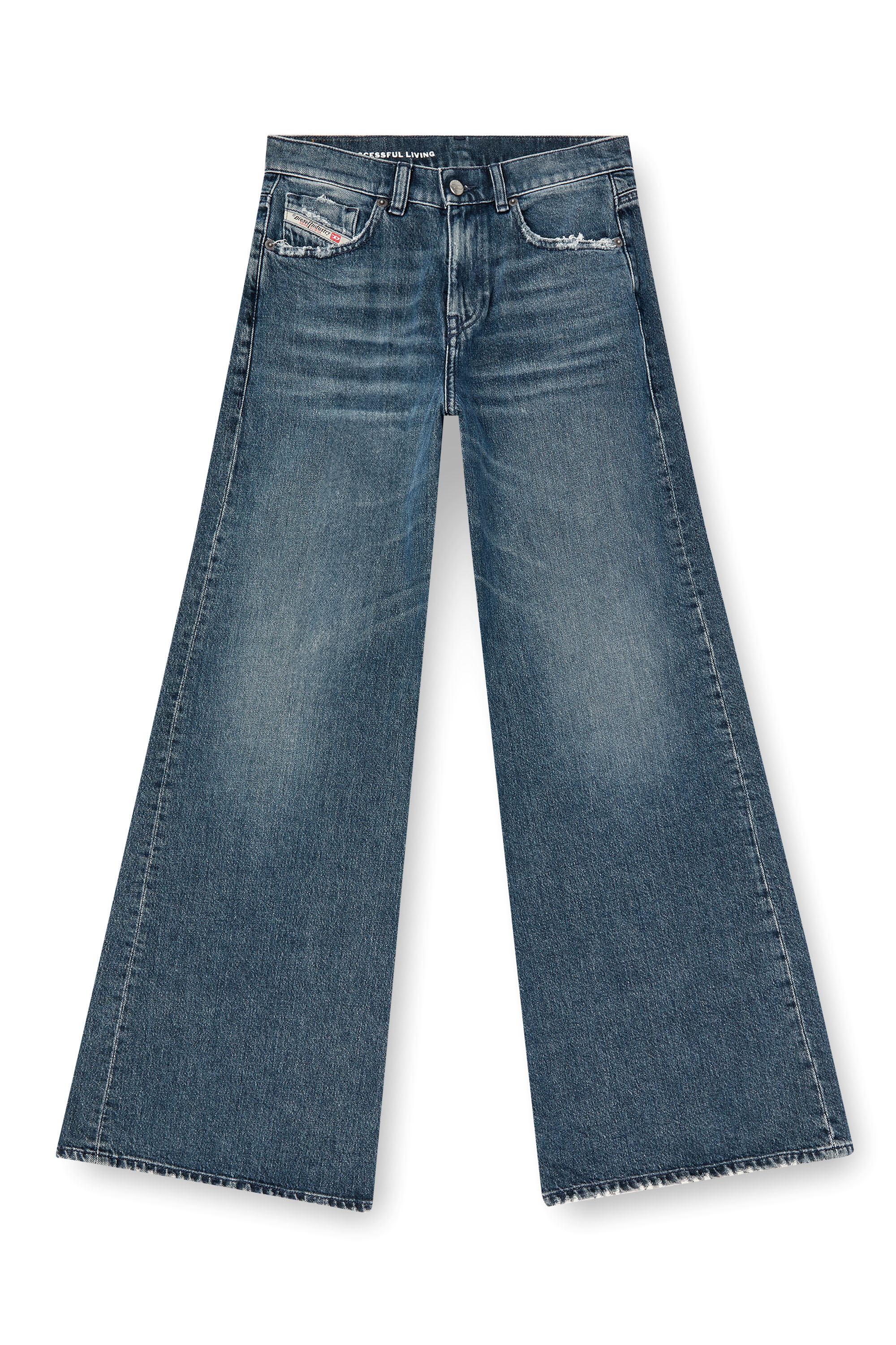 Diesel - Female's Flare Jeans 1978 D-Akemi 007Y7, ミディアムブルー - 3