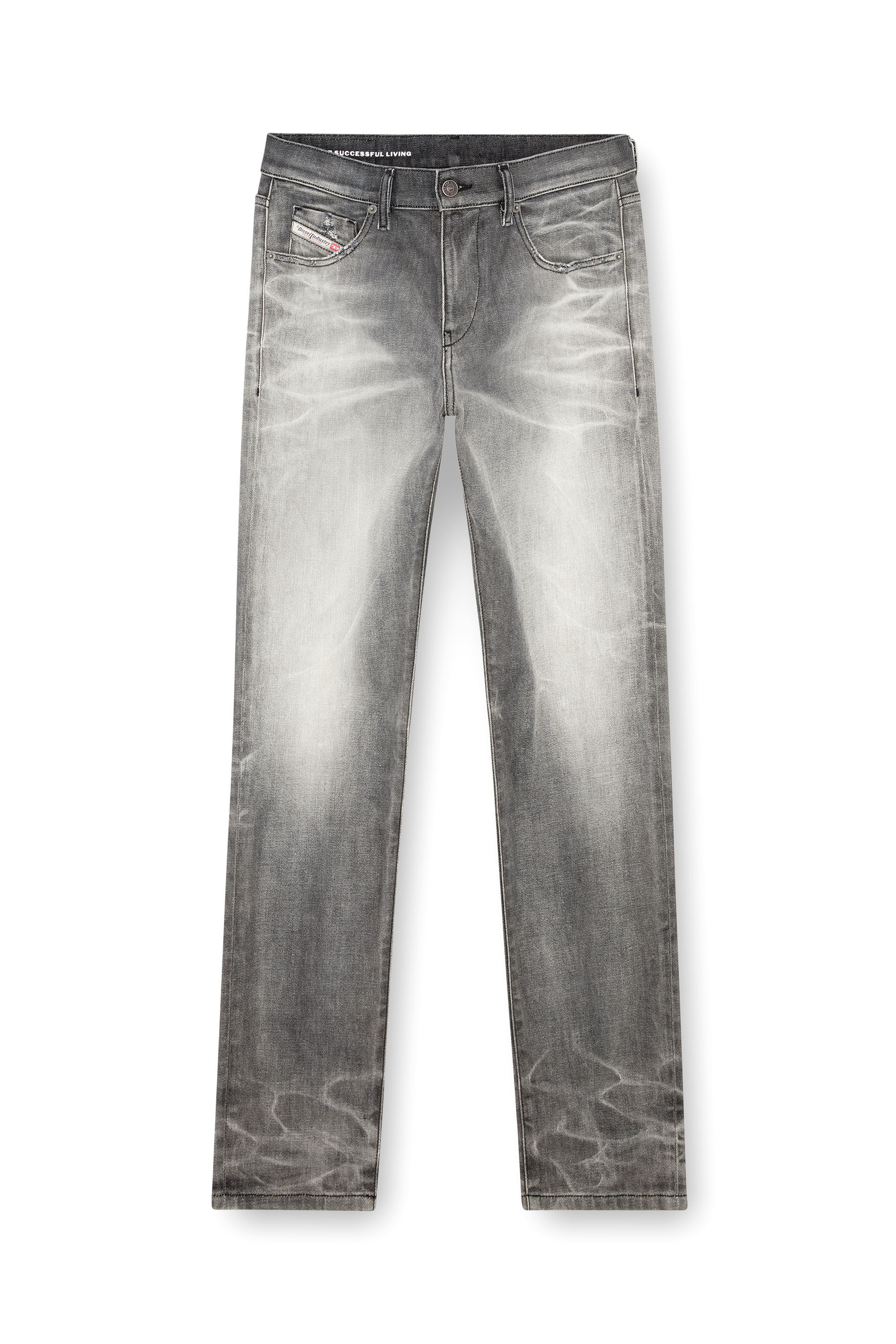 Diesel - Male Slim Jeans 2019 D-Strukt 09J58, ダークグレー - Image 3