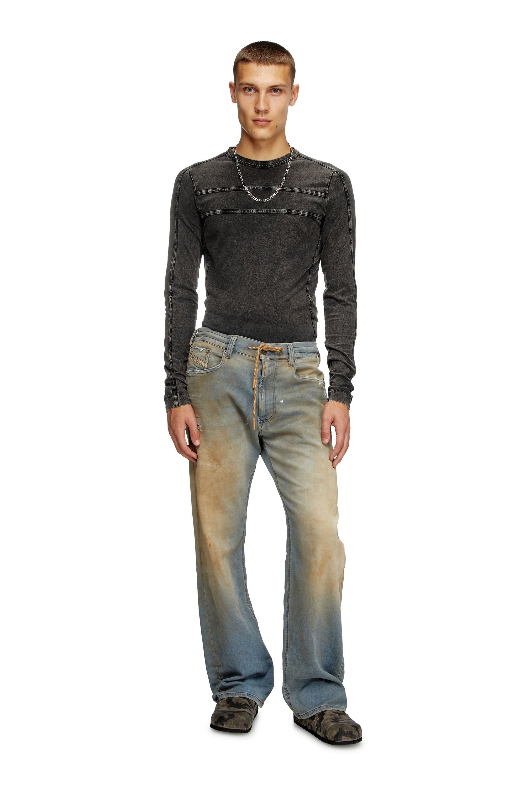 Diesel - Male's Relaxed 2080 D-Reel Joggjeans® 068QL, ライトブルー - 2