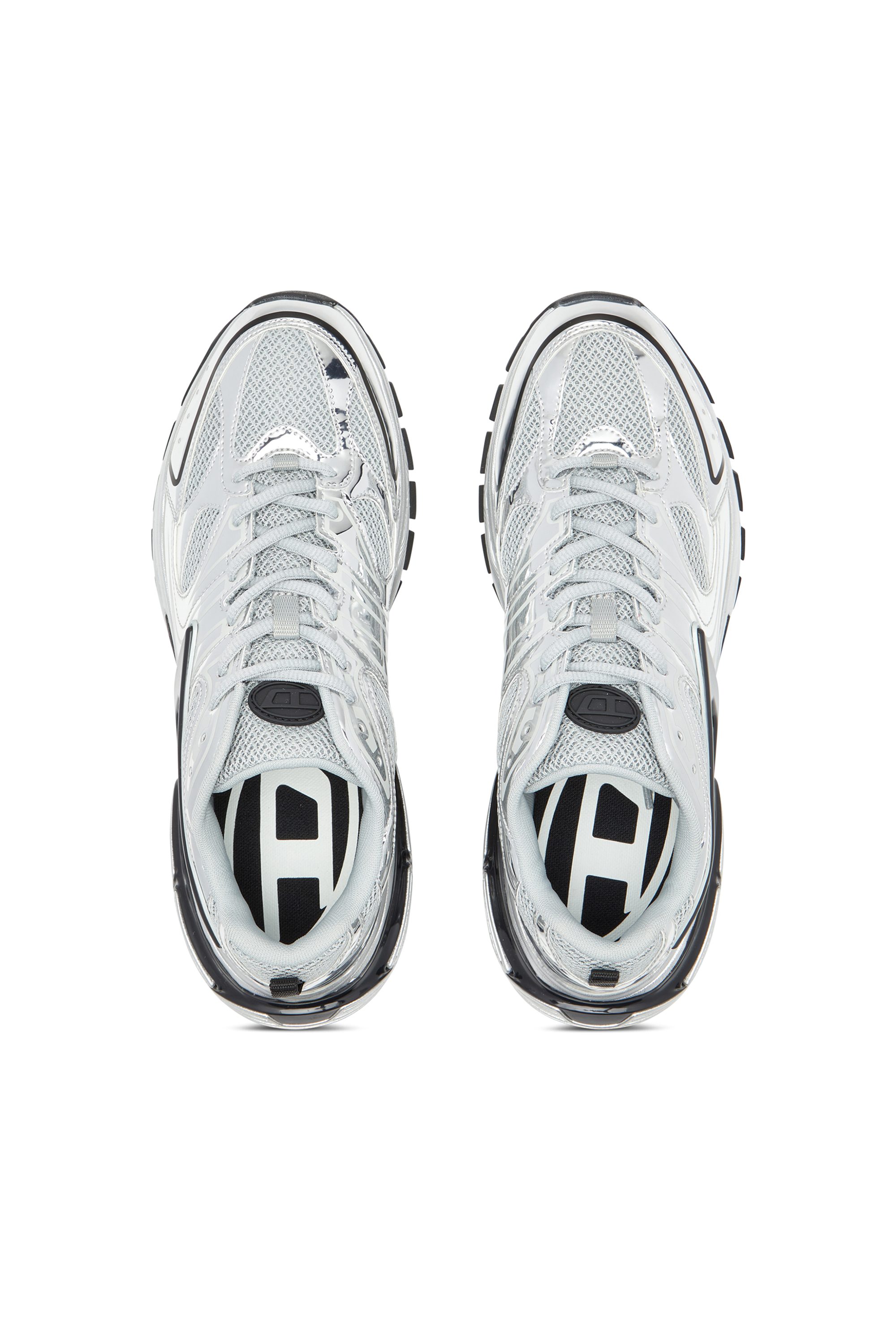 Diesel - S-SERENDIPITY PRO-X1, Male S-Serendipity-Mesh sneakers with metallic overlays in マルチカラー - Image 5