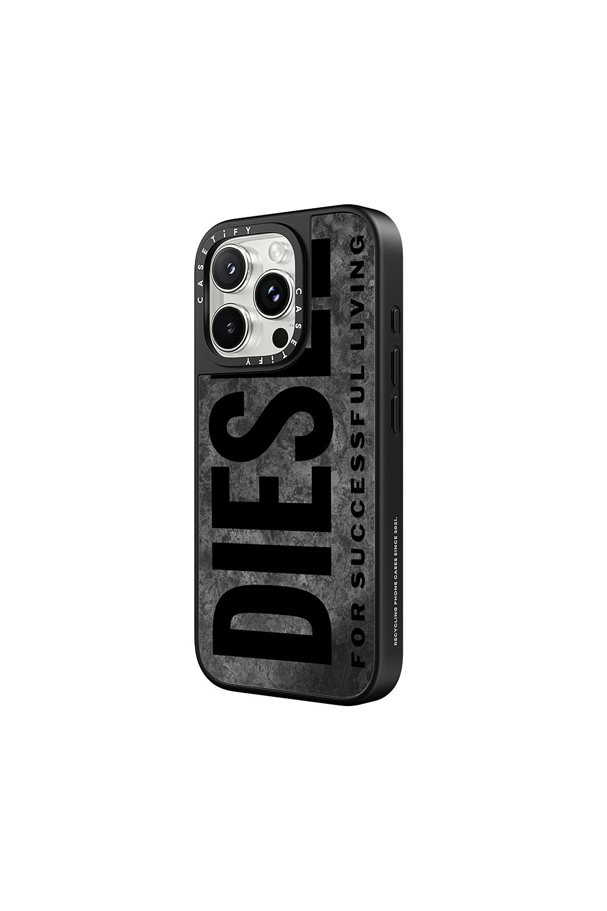 Diesel - 60322 CASETIFY MOULDED CASE, Unisex's IPHONE 16 PRO in グレー/ブラック - 2