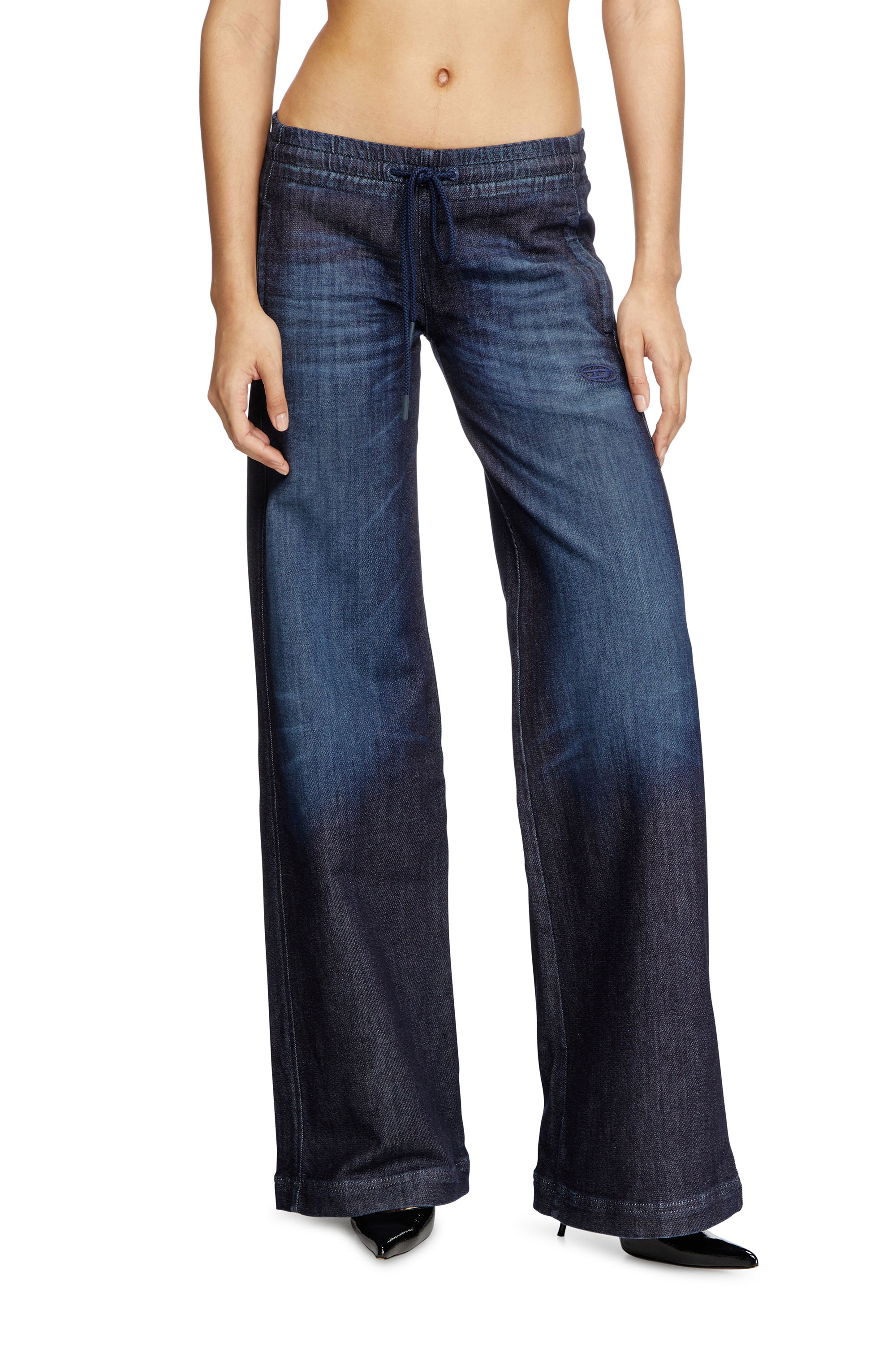 Diesel - Female's Relaxed 2078 D-Ainty Joggjeans® 09L11, ダークブルー - 1