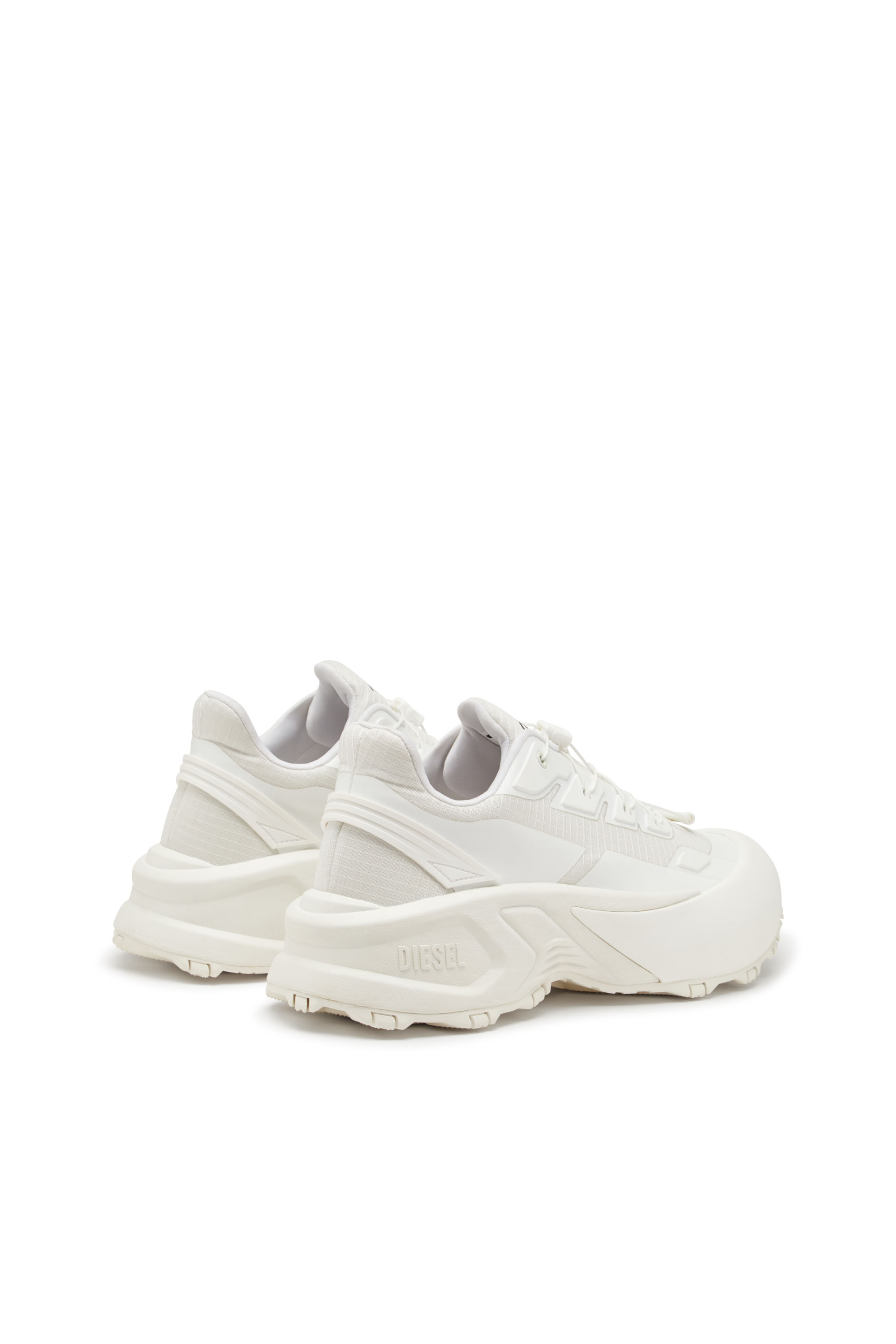 Diesel - D-CAGE RUNNER, Male's D-Cage Runner-Sneakers in TPU-trimmed ripstop in ホワイト - 3