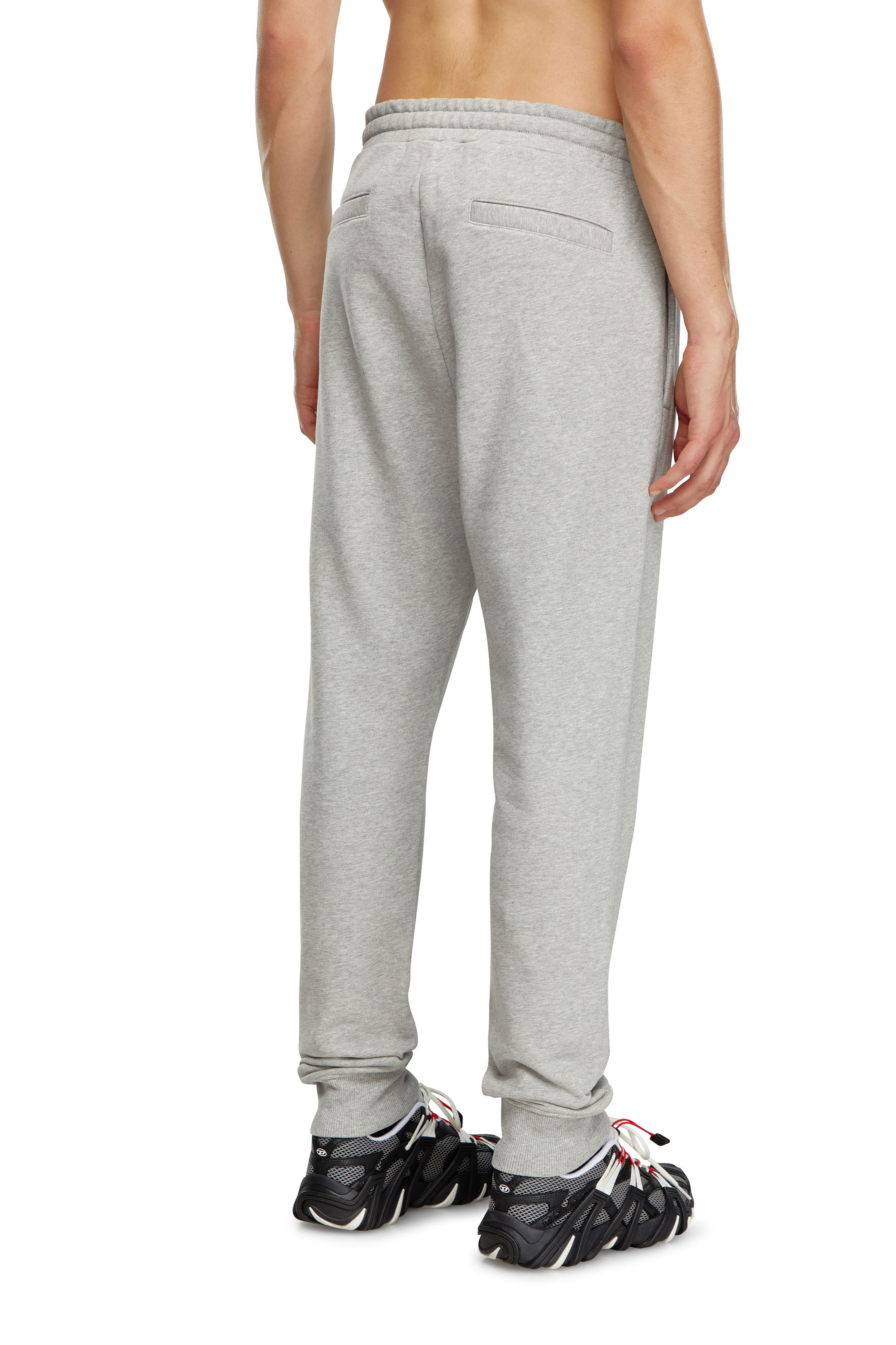 Diesel - P-TARY-DOVAL-PJ, Male Track pants with Oval D patch in グレー - Image 4