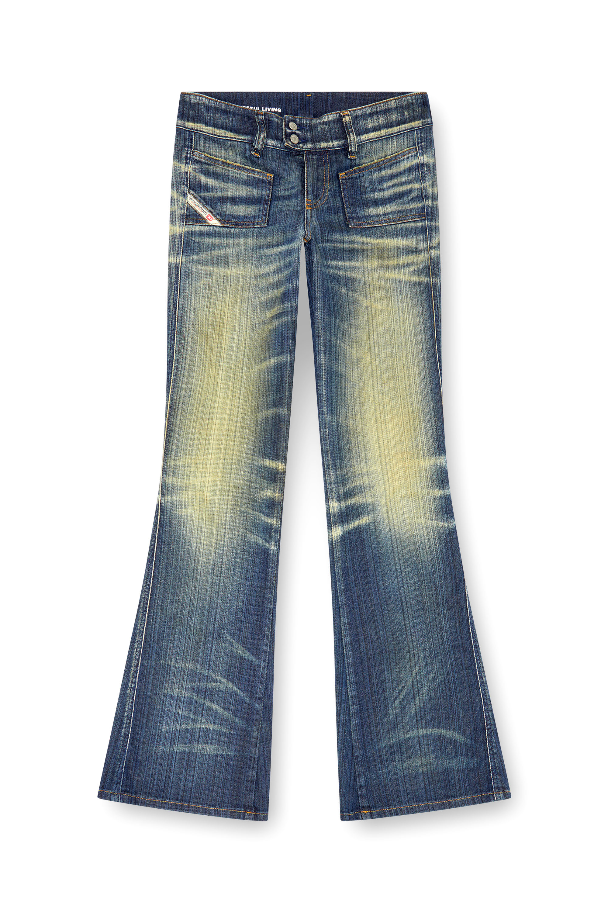 Diesel - Female Bootcut and Flare Jeans D-Hush 09J46, ダークブルー - Image 5
