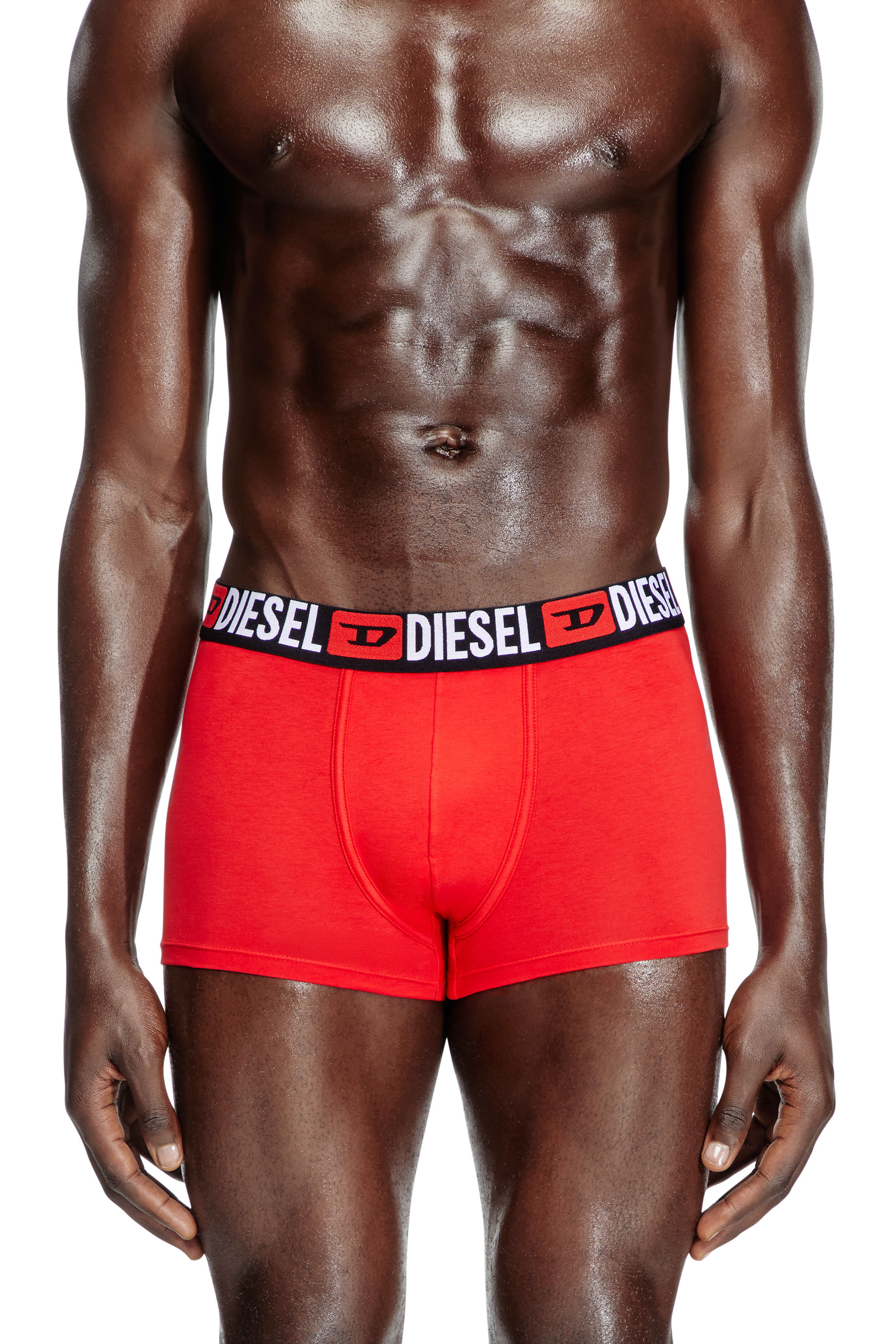 Diesel - DAMIEN, Male's Stretch cotton boxer briefs in レッド - 2